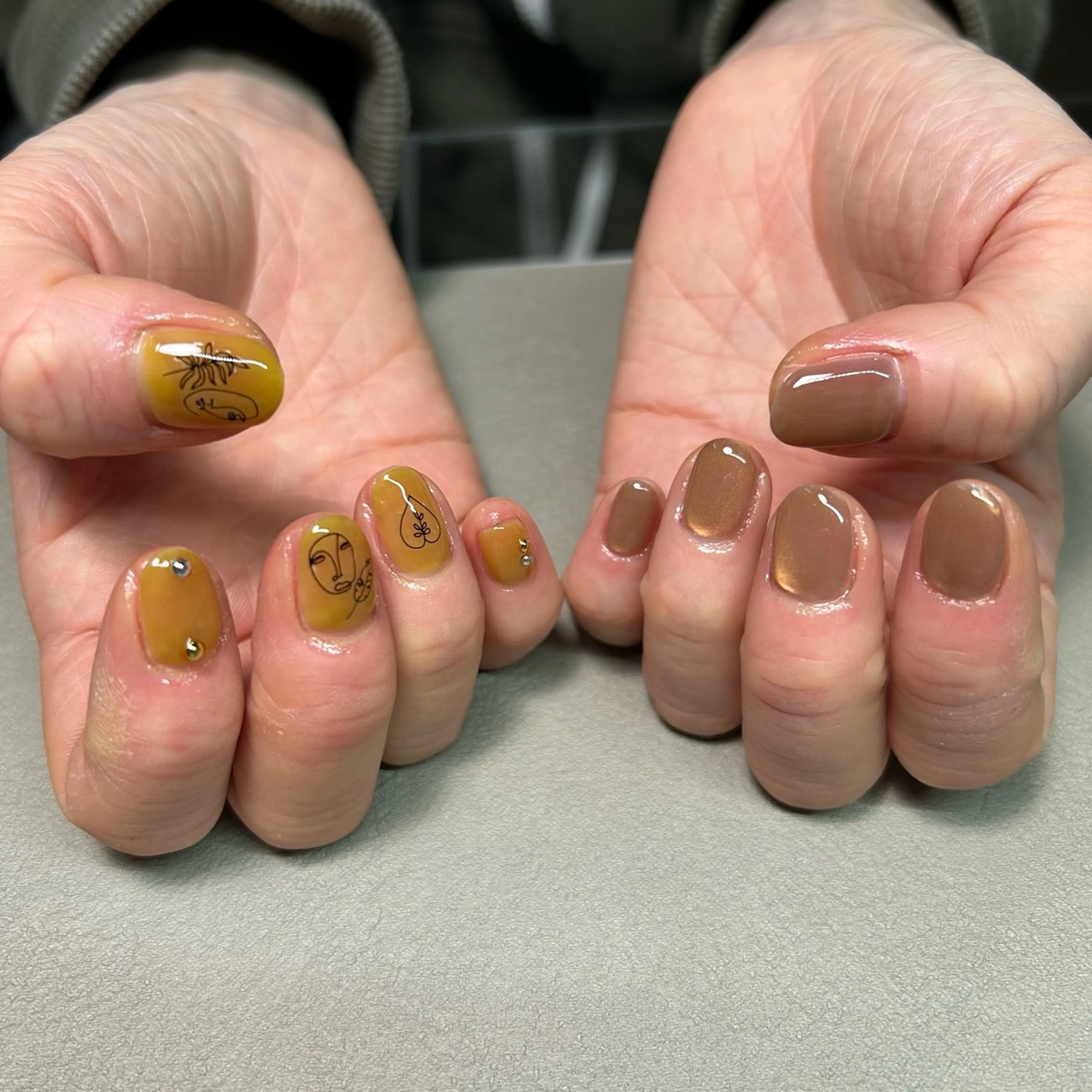 ネイル アートネイル マグネットネイル Bubu nailのネイルデザイン