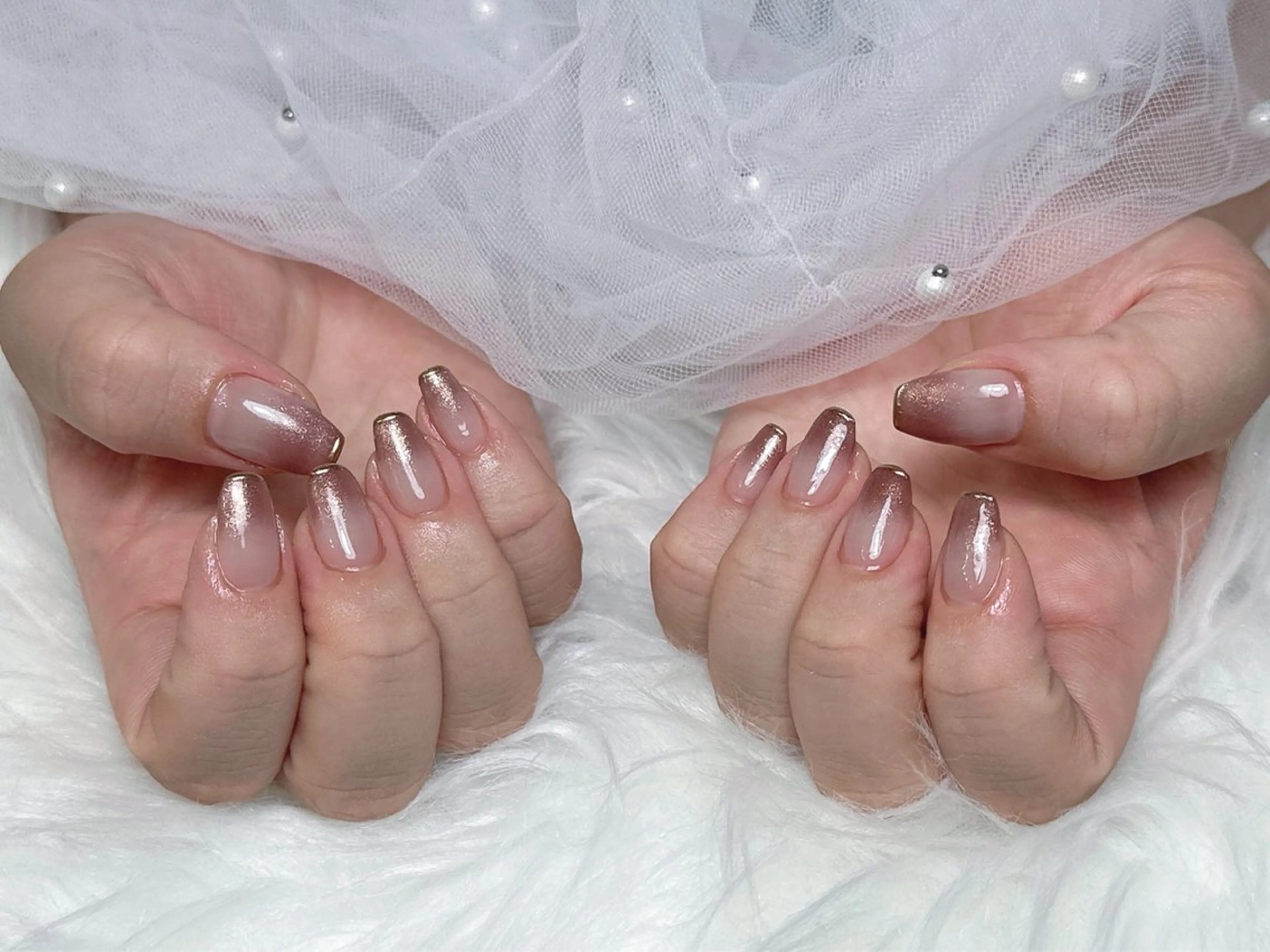 ネイル ミラーネイル ハンドネイル 【Eclat エクラ】nail&beauty所属・Eclat〔エクラ〕 MOEKA𝜗𝜚*のネイルデザイン