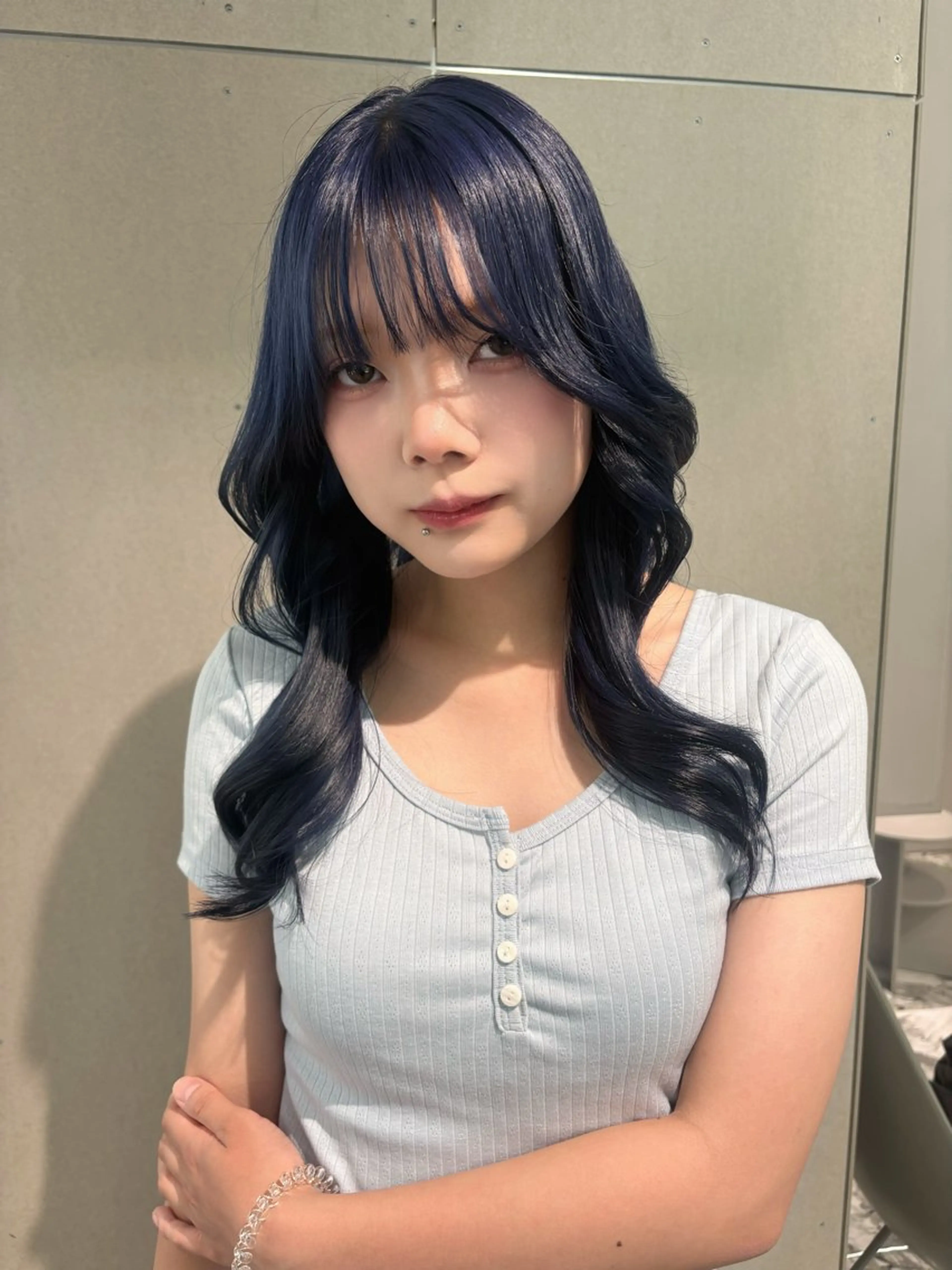 カラー ヘアカラー Harune/うる艶 ハイトーンのヘアスタイル