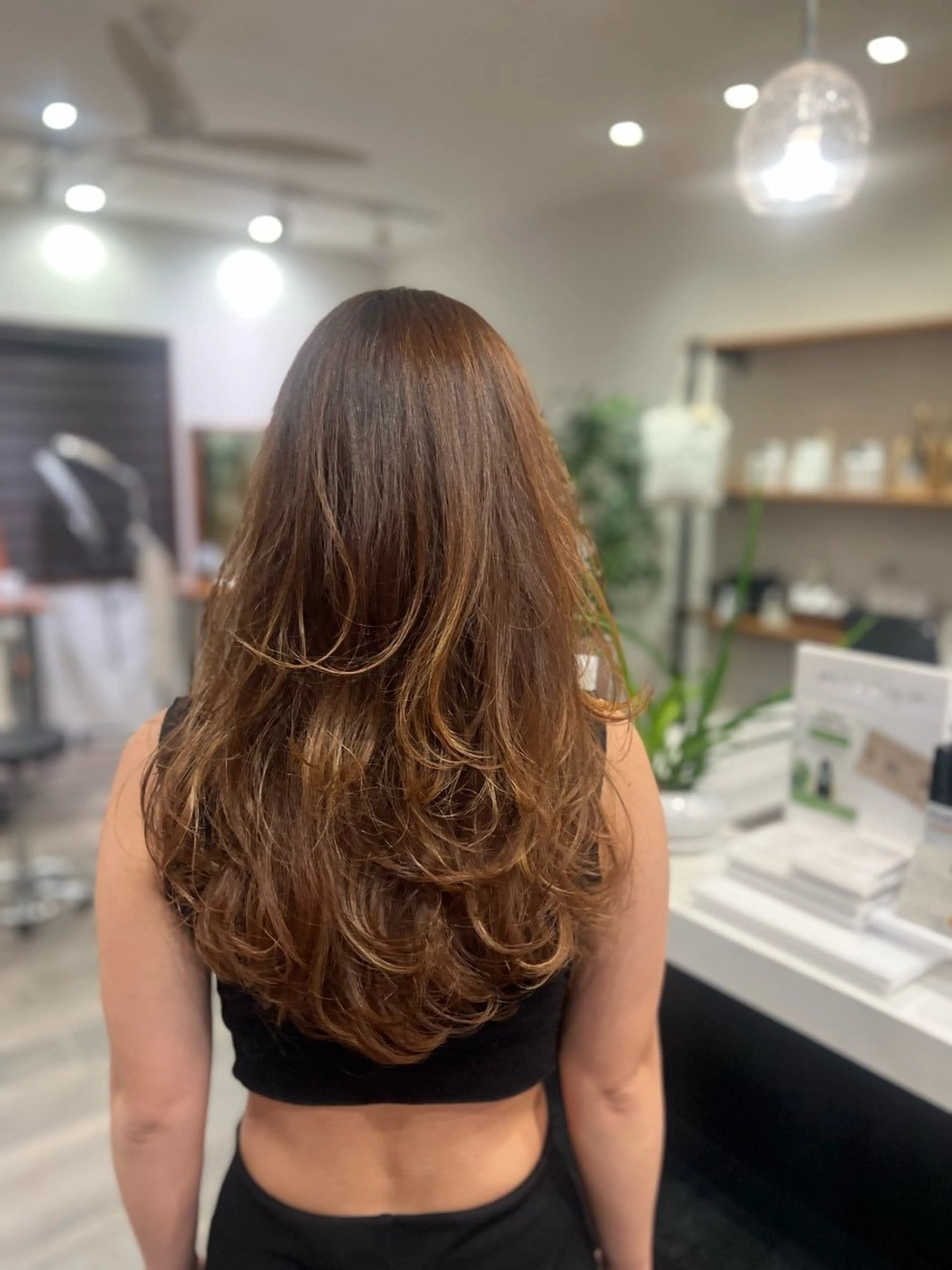 ロング ハイレイヤー レイヤーカット カット shampoo hair salon所属・shampoo ryukaのヘアスタイル