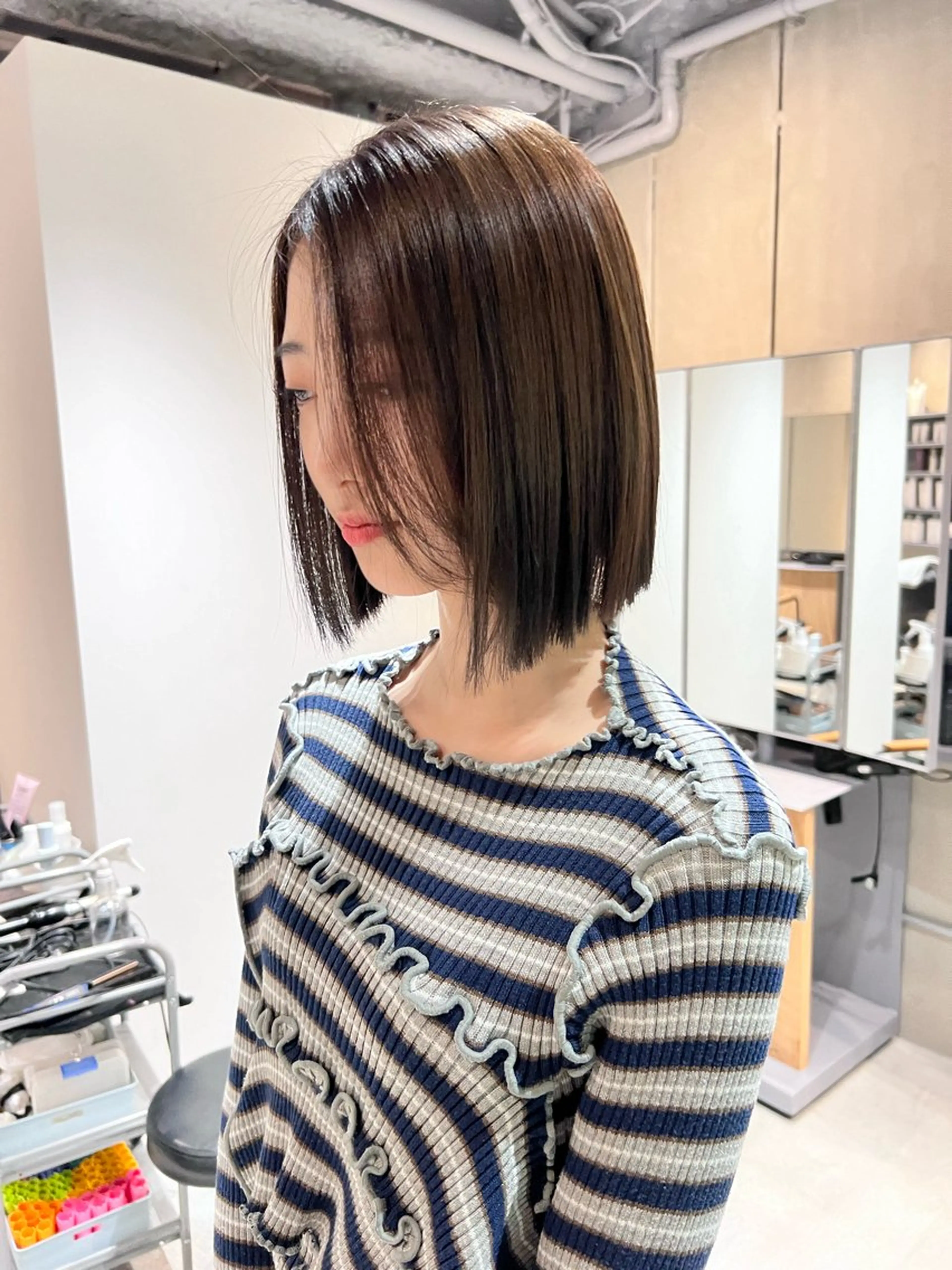 ショート カラー カット ヘアカラー トリートメント ROCAReTA  河原町三条所属・🌐👽フクイ キララ🌎💎のヘアスタイル