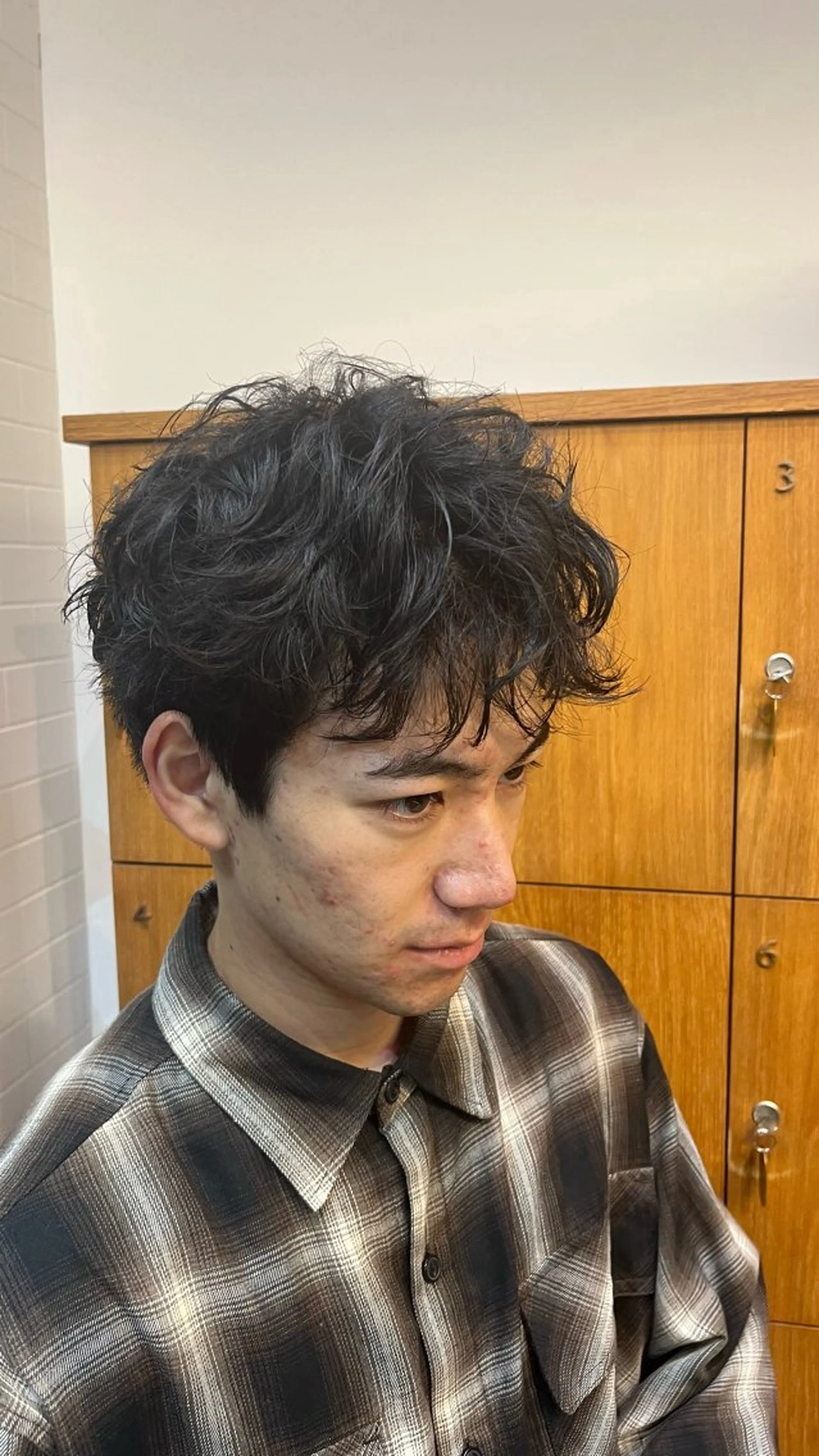 パーマ メンズ パーマ 岡野 豪のヘアスタイル