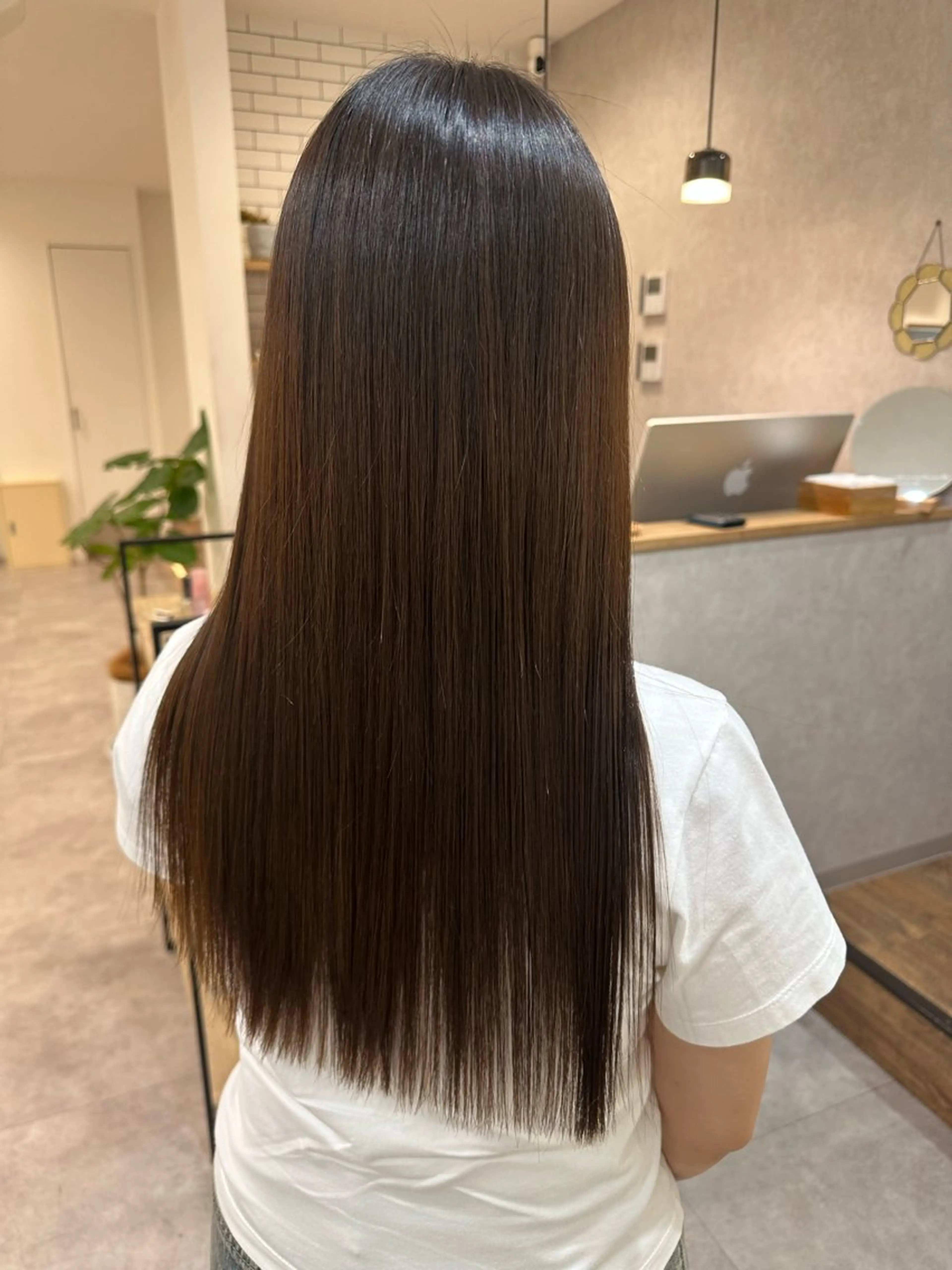 ロング パーマ 縮毛矯正 🫧MANA レイヤーカット🌙のヘアスタイル