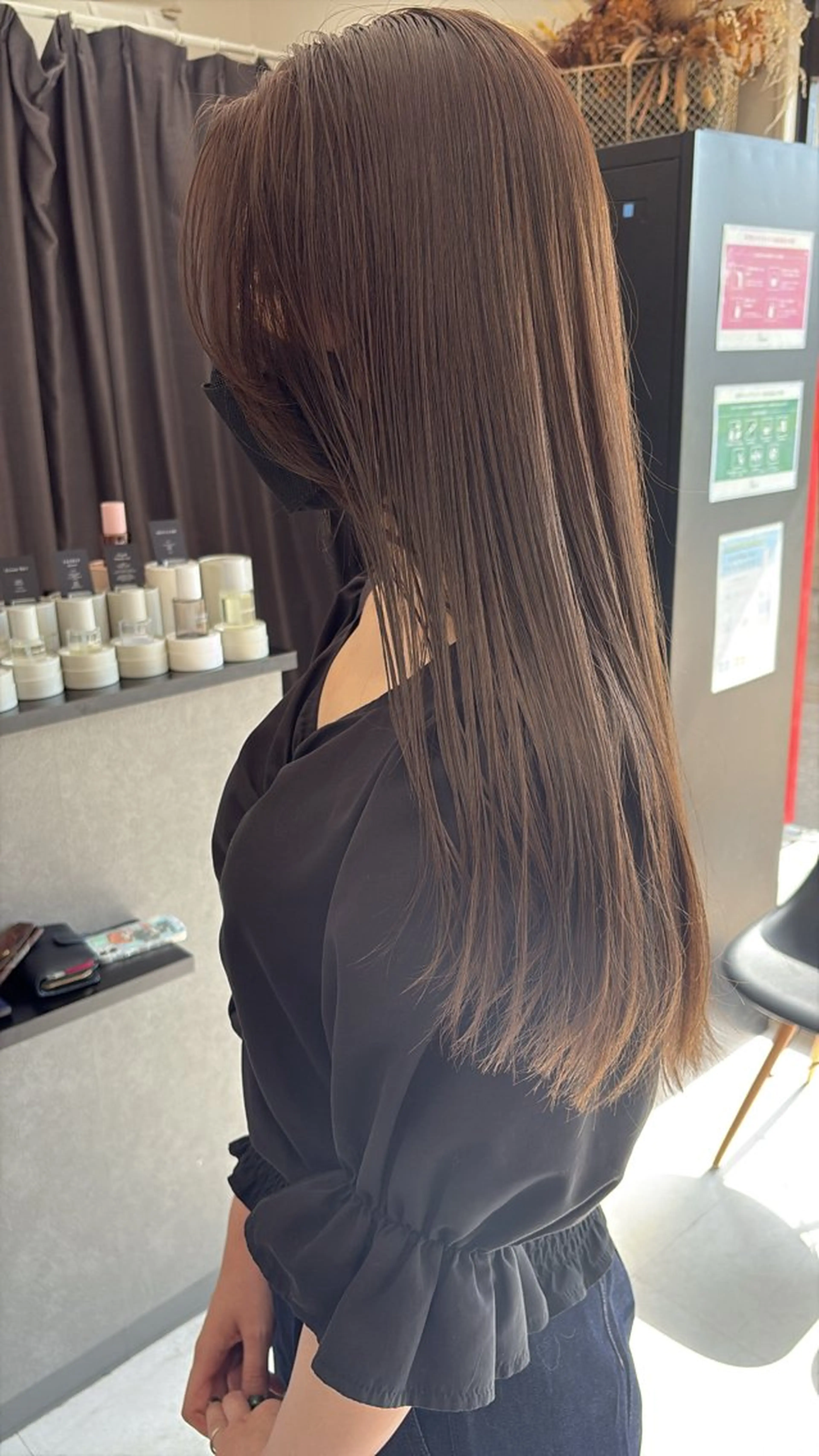 ロング カット ヘアカラー 小沢 真澄のヘアスタイル