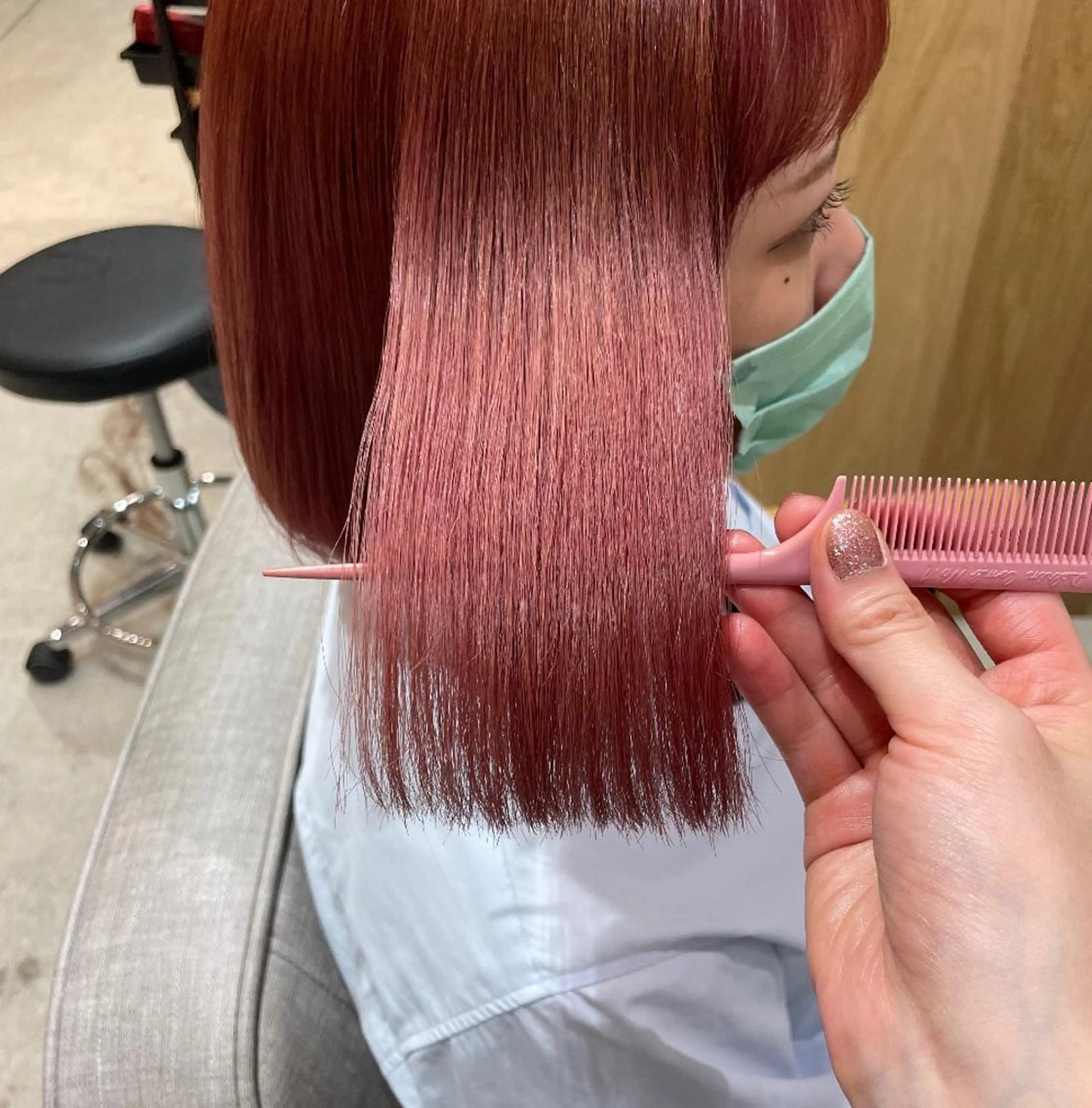 ミディアム 東京の技術を 京都で✂︎🕊️💖のヘアスタイル