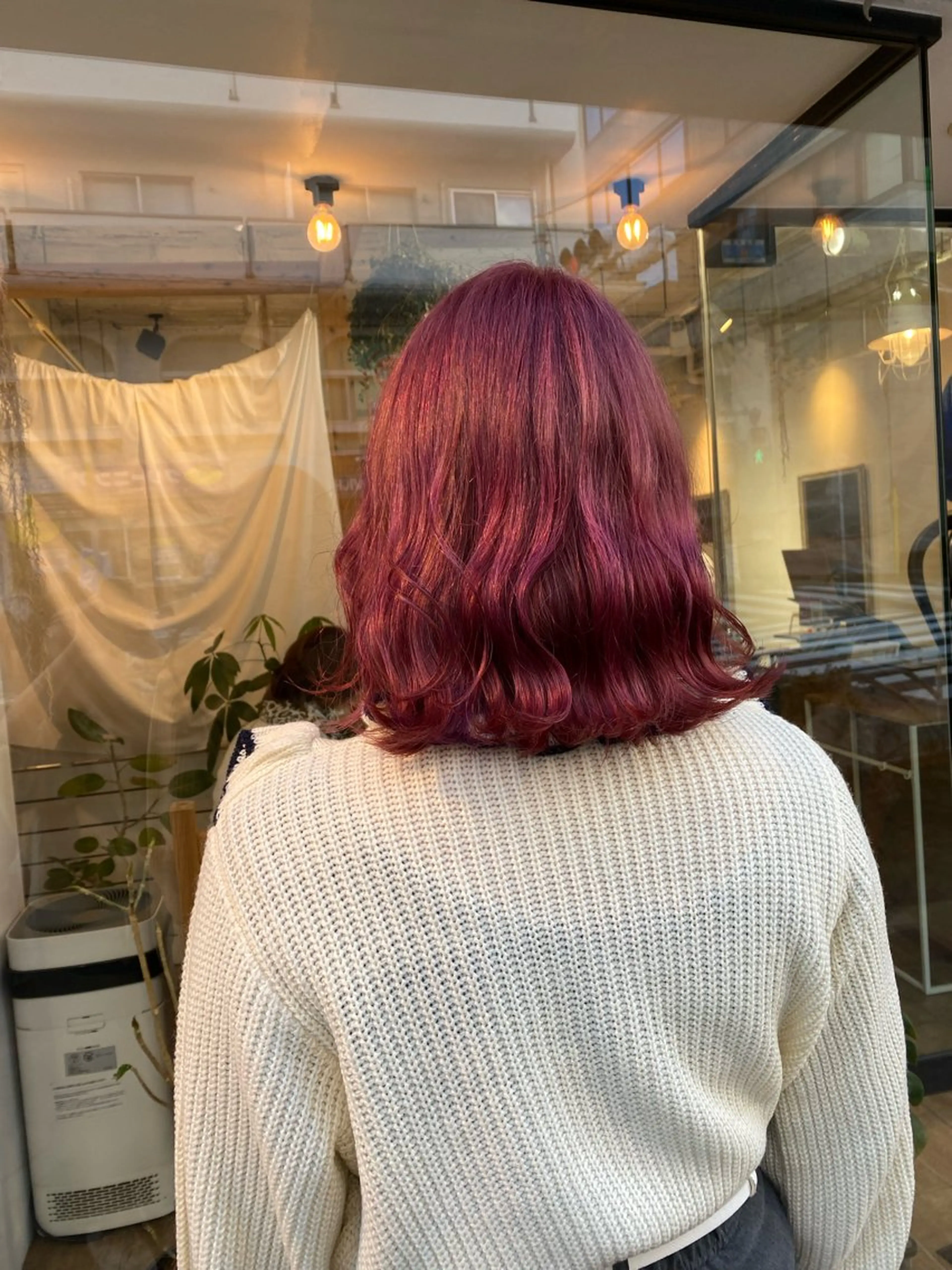 ミディアム カラー Joule銀座 石山あやのヘアスタイル
