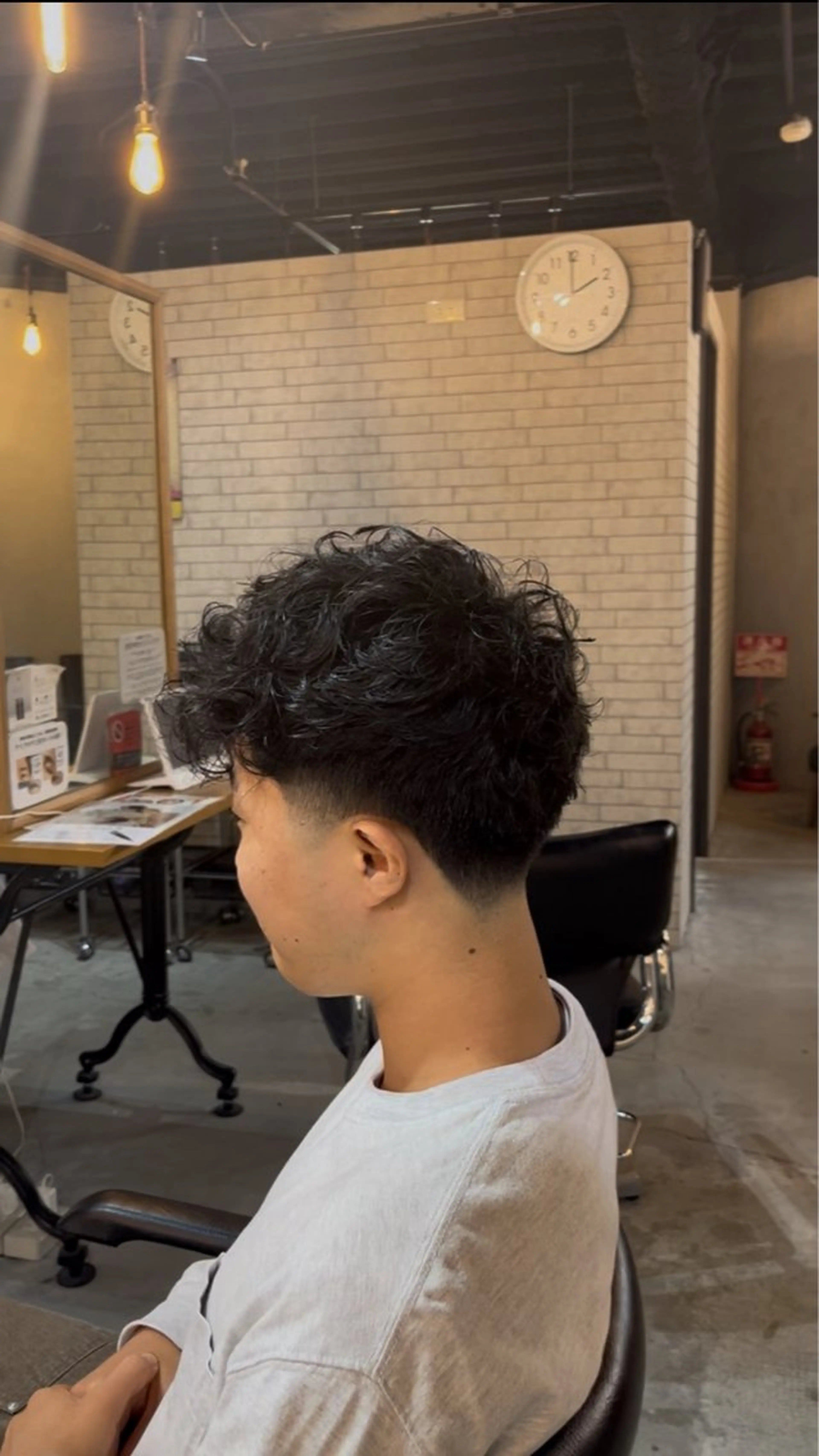 【新規限定💈】メンズカット+パーマ✂️パーマにお困りの方はこちら🔥扱いやすく垢抜け✨の写真