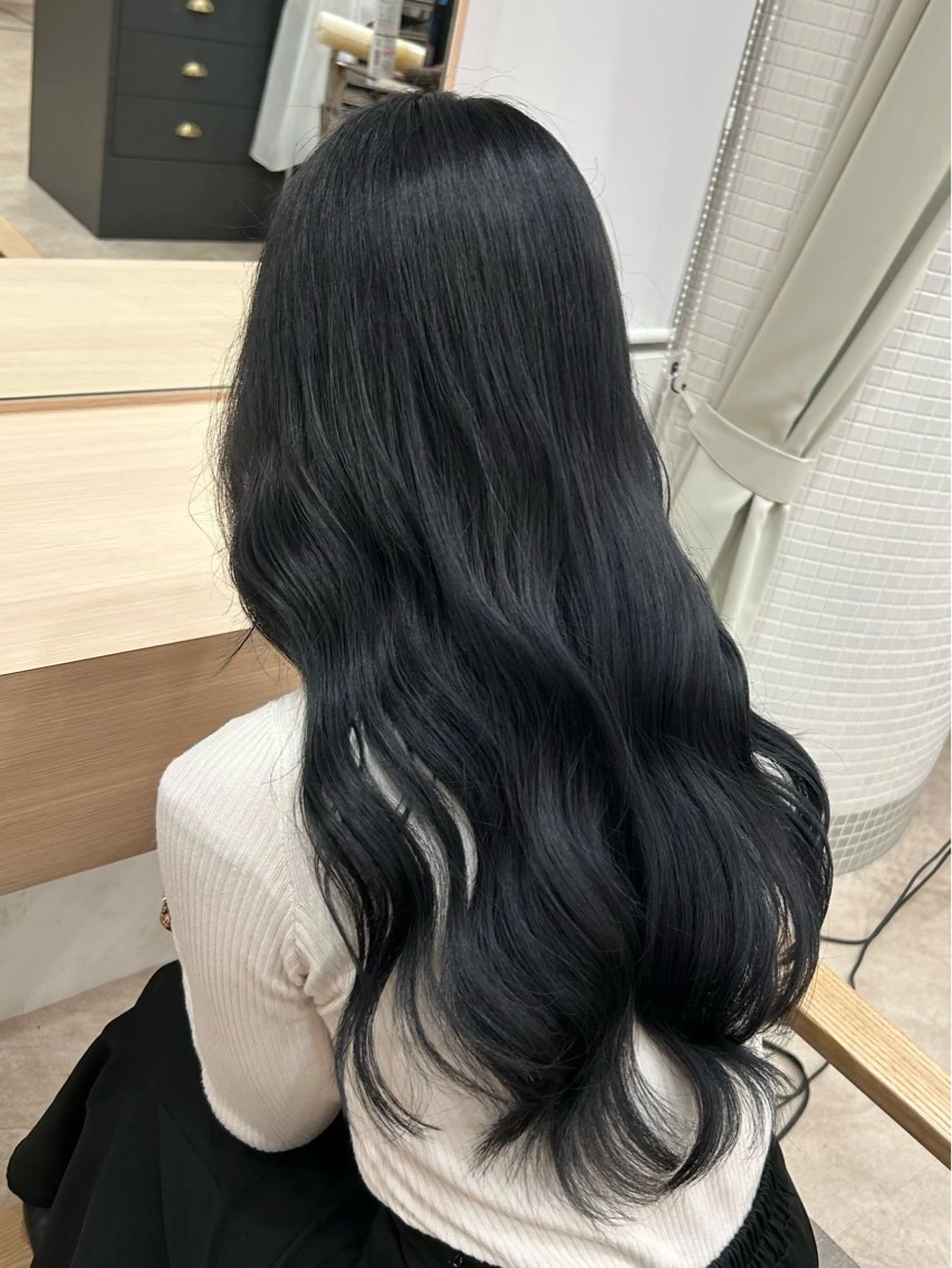 ロング ロング ヘアカラー トリートメント 加藤 大雅のヘアスタイル