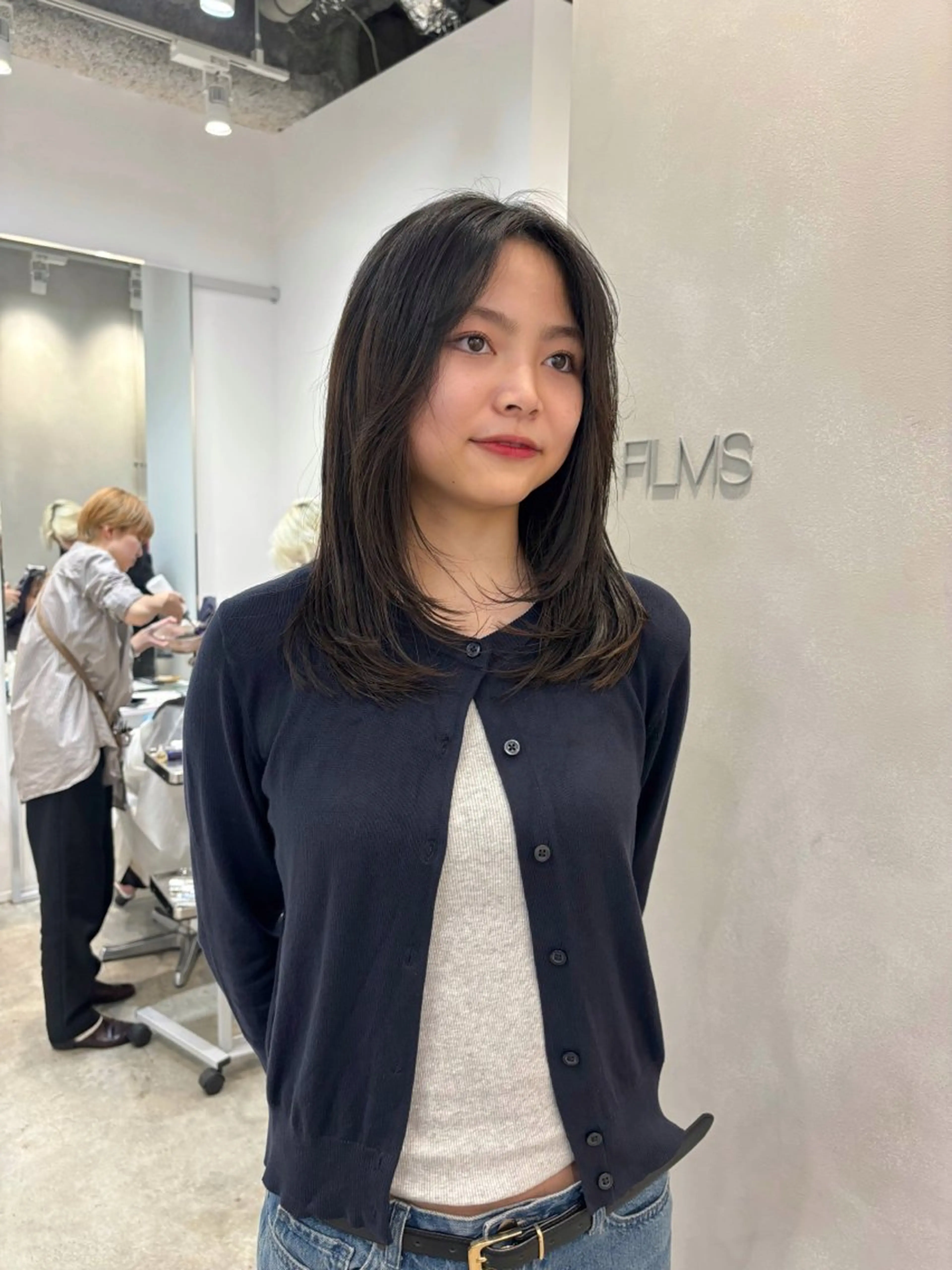 ミディアム 青柳美里/ショート カットモデル募集のヘアスタイル