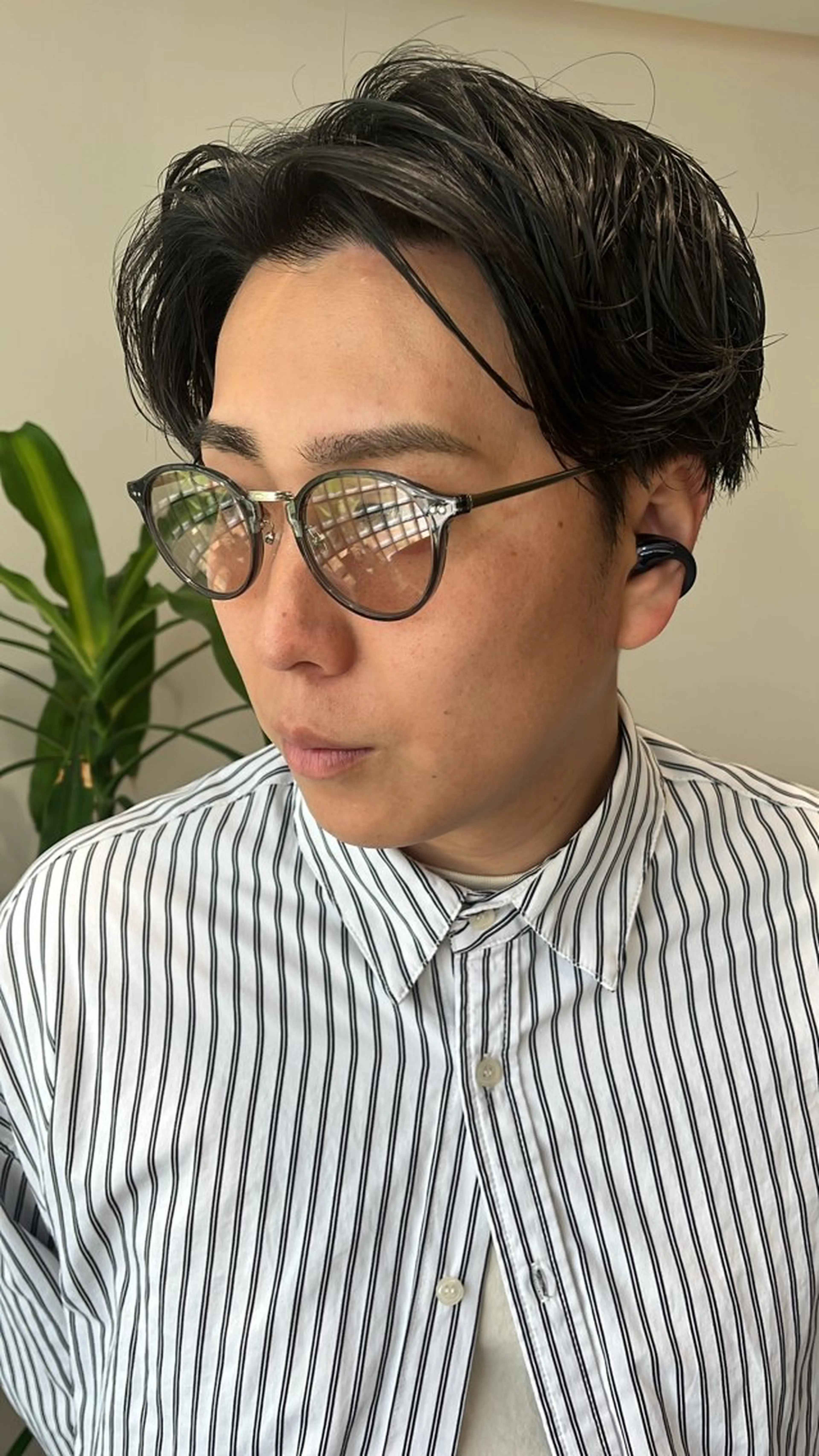 眉毛カットの写真