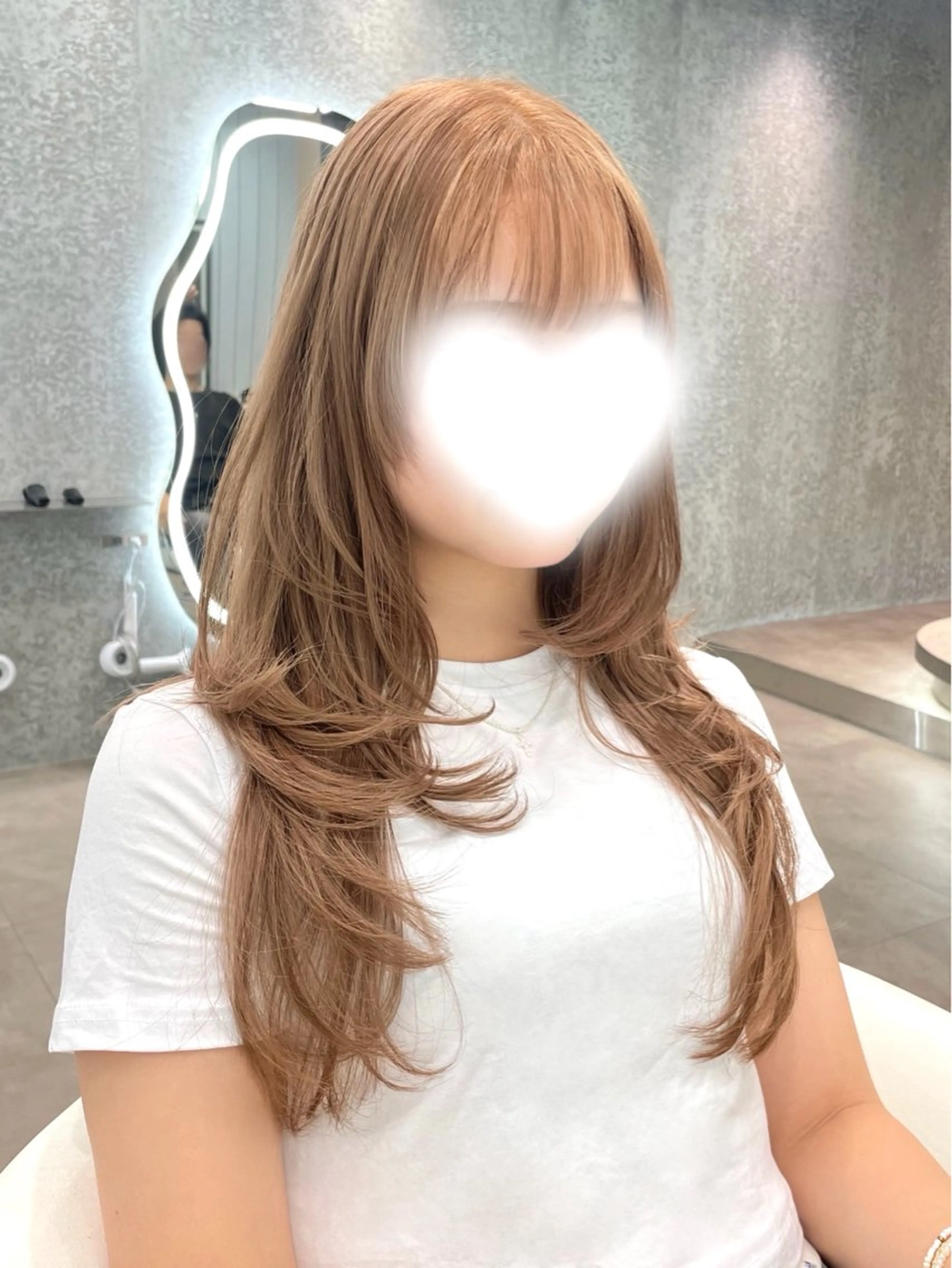 ロング カット ヘアカラー トリートメント 大宮🤍髪質改善 韓国ヘア🪽なるのヘアスタイル