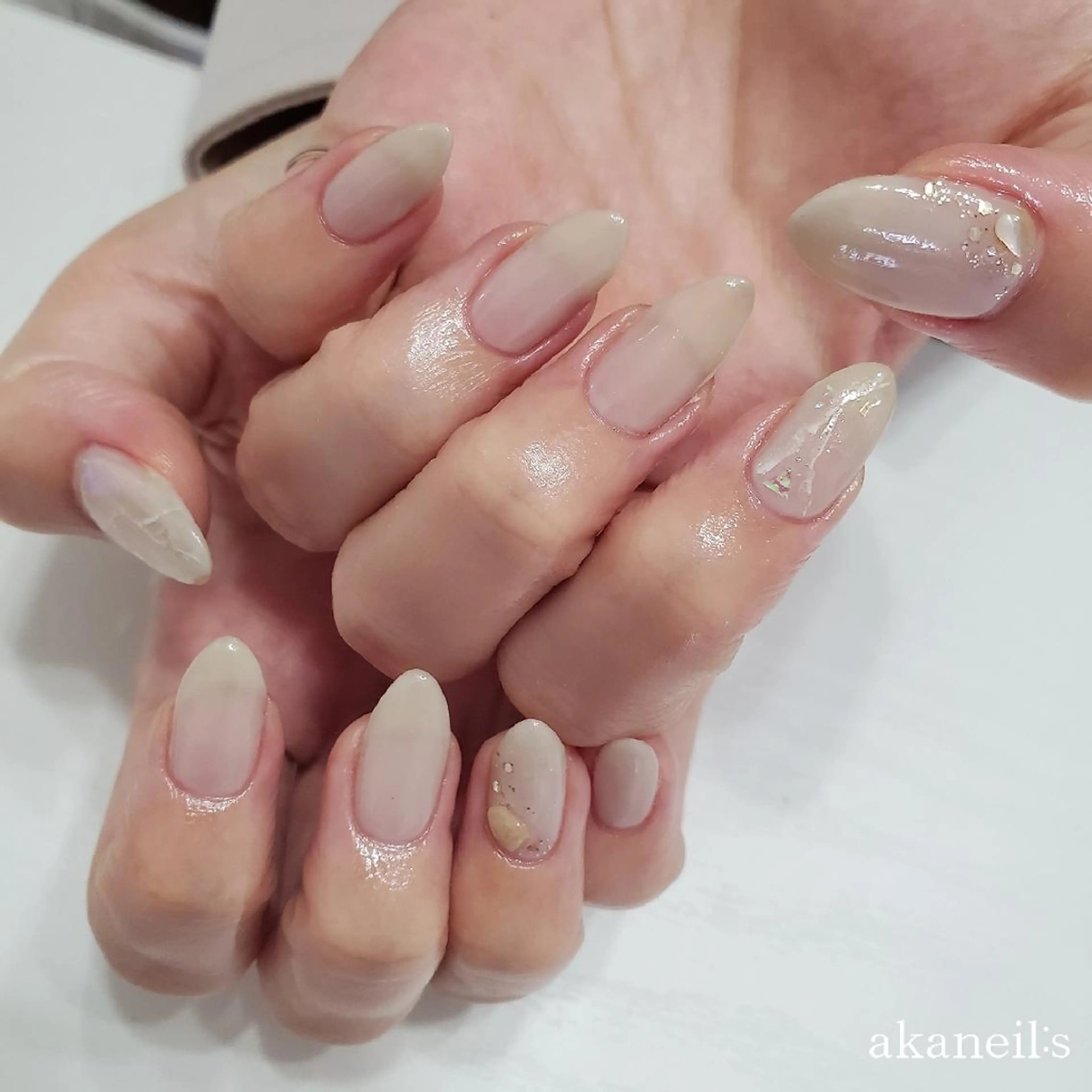 ネイル ニュアンスネイル 【akaneils】 アカネのネイルデザイン