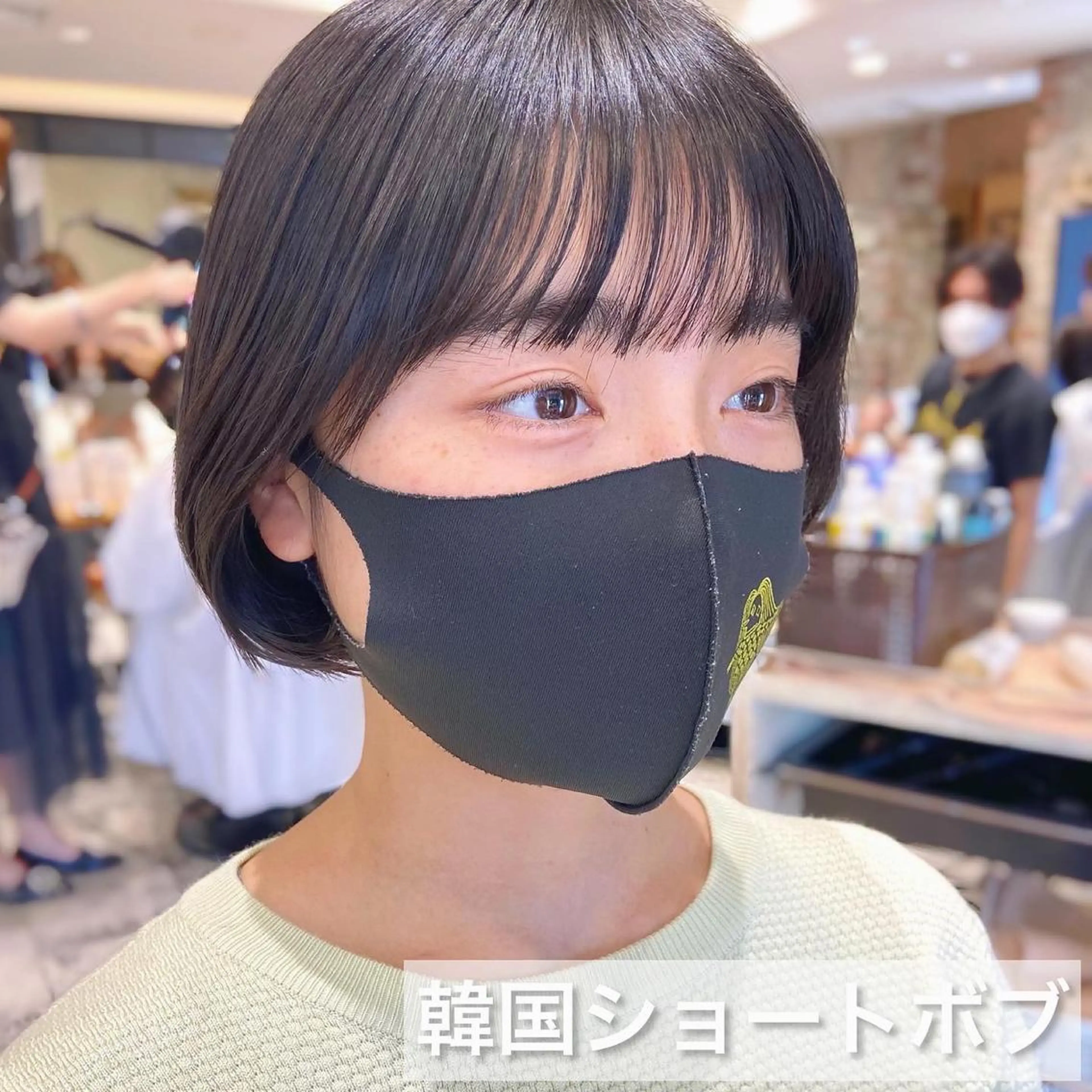 ミディアム カラー パーマ ヘアアレンジ ボブ 韓国風ヘア 似合わせカット Surpass所属・🌈小顔似合わせ SHIHO🌈のヘアスタイル