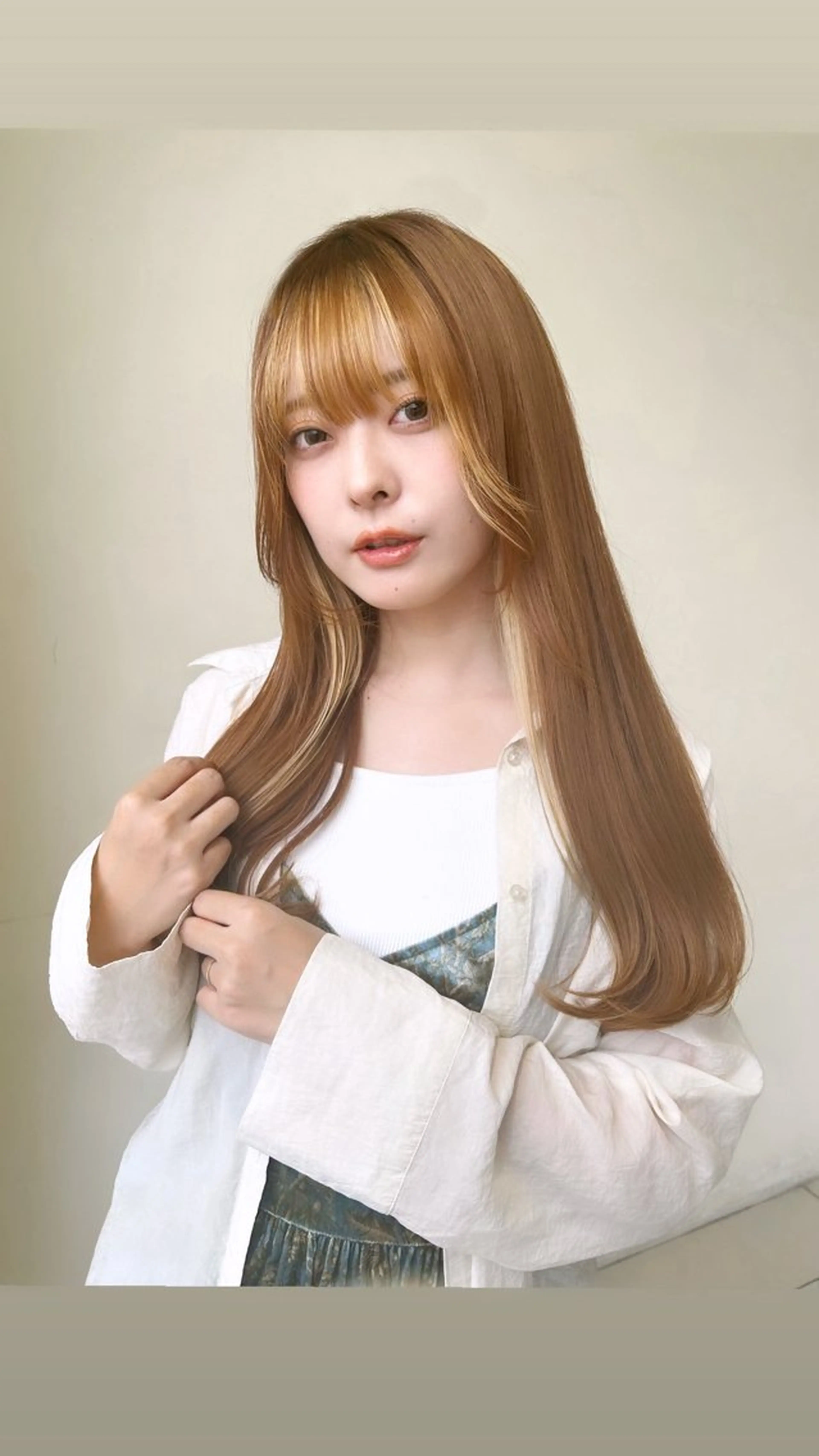 ロング Happiness王寺所属・髪質改善カラー 🫧萩原のヘアスタイル