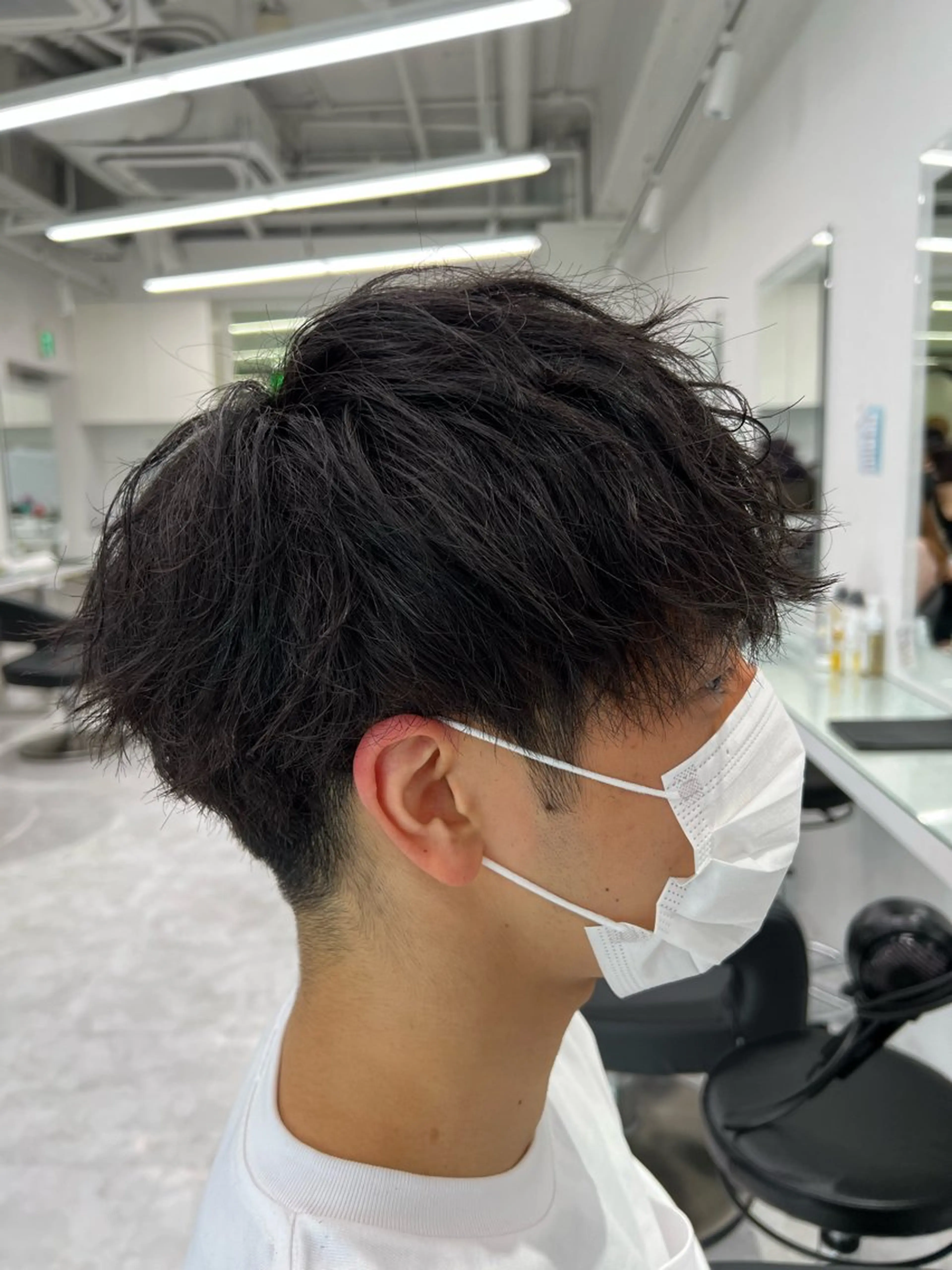 パーマ メンズ 井上 凜太郎のヘアスタイル
