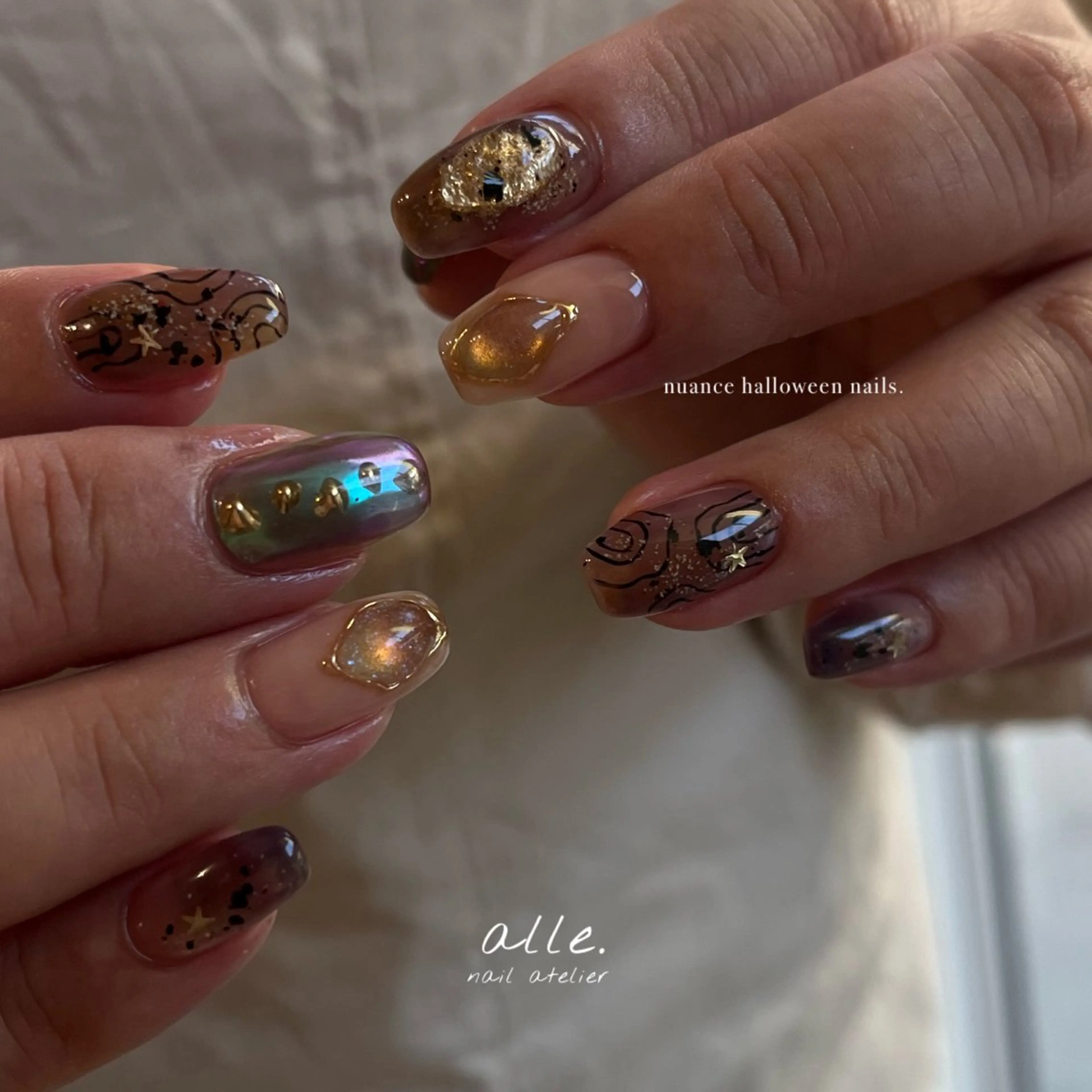 ネイル ハンドネイル atelier alle.のネイルデザイン