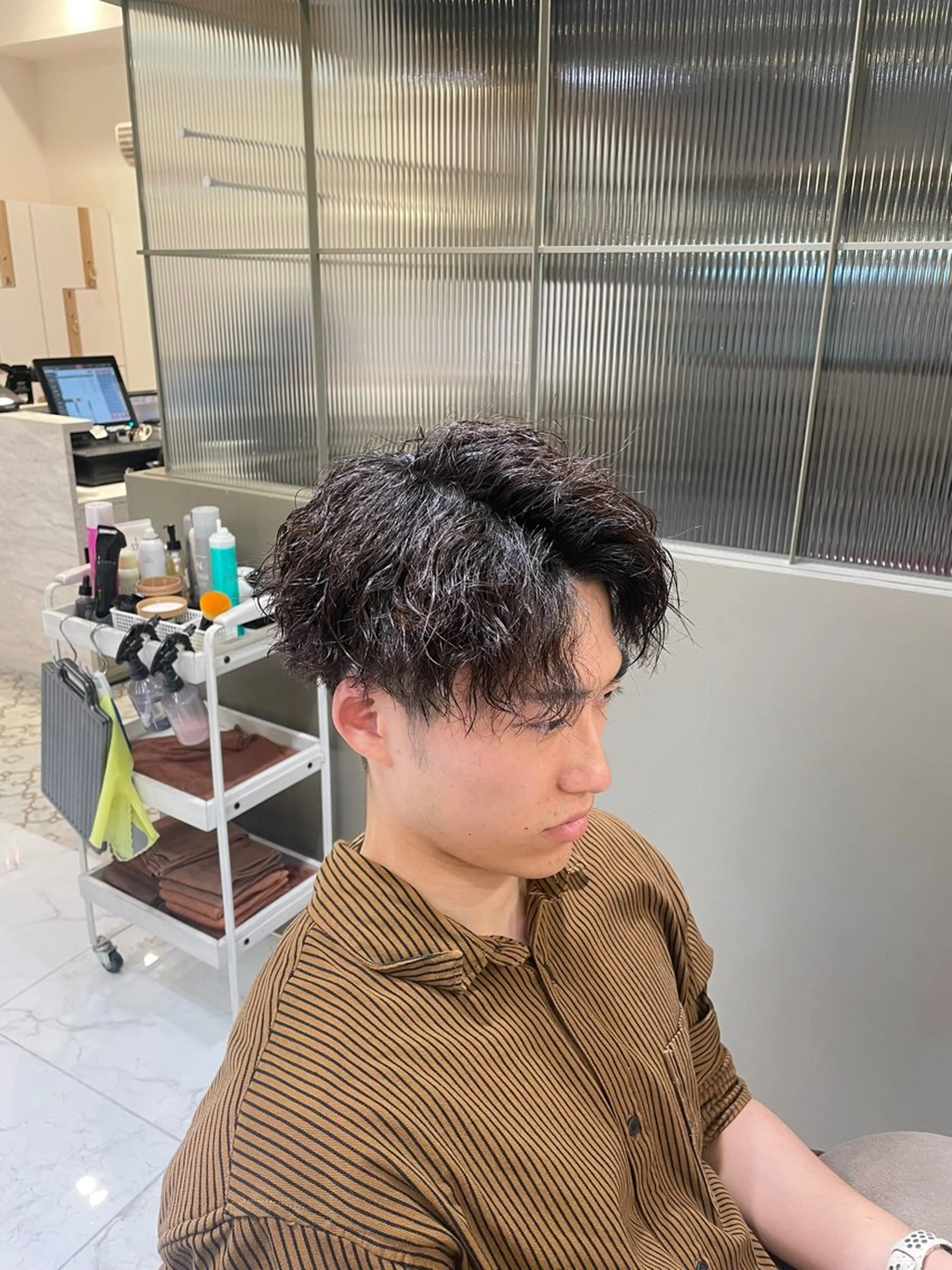 ロング パーマ カット パーマ 辻 雅也のヘアスタイル