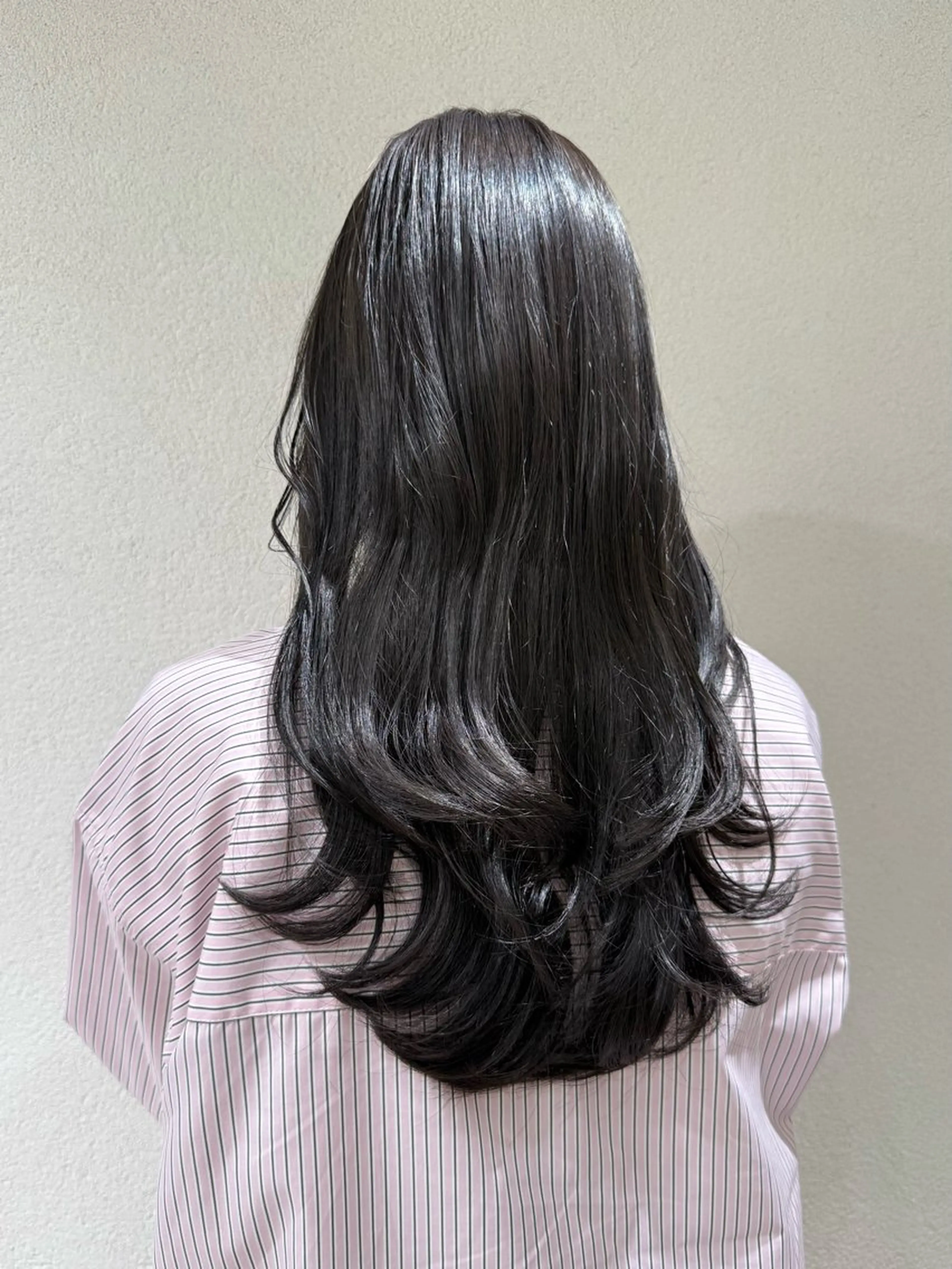 ロング カラー カット ヘアカラー トリートメント 赤みなし透明感カラー /🦋sayu🦋のヘアスタイル