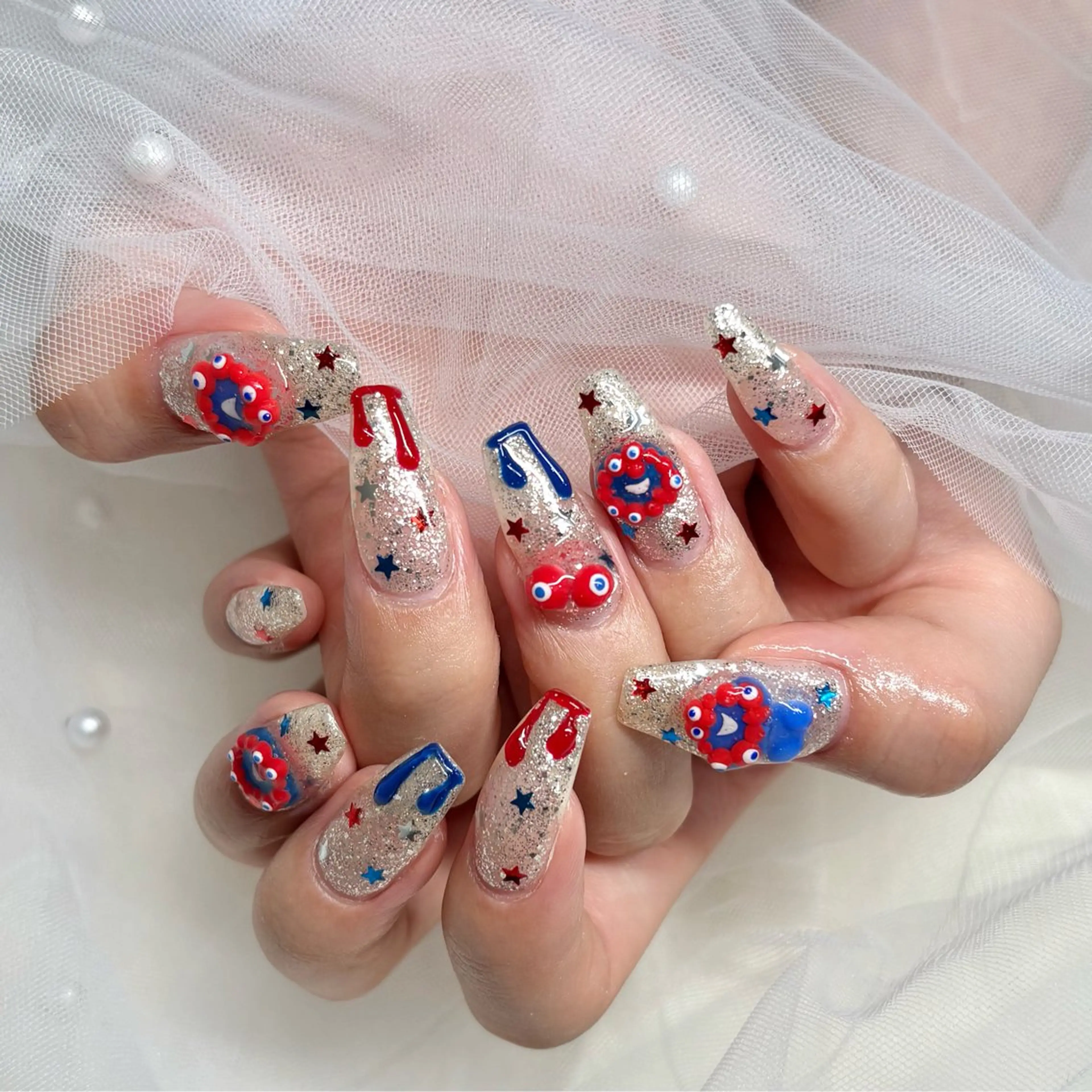 ネイル 持ち込み ハンドネイル joieange kirariのネイルデザイン