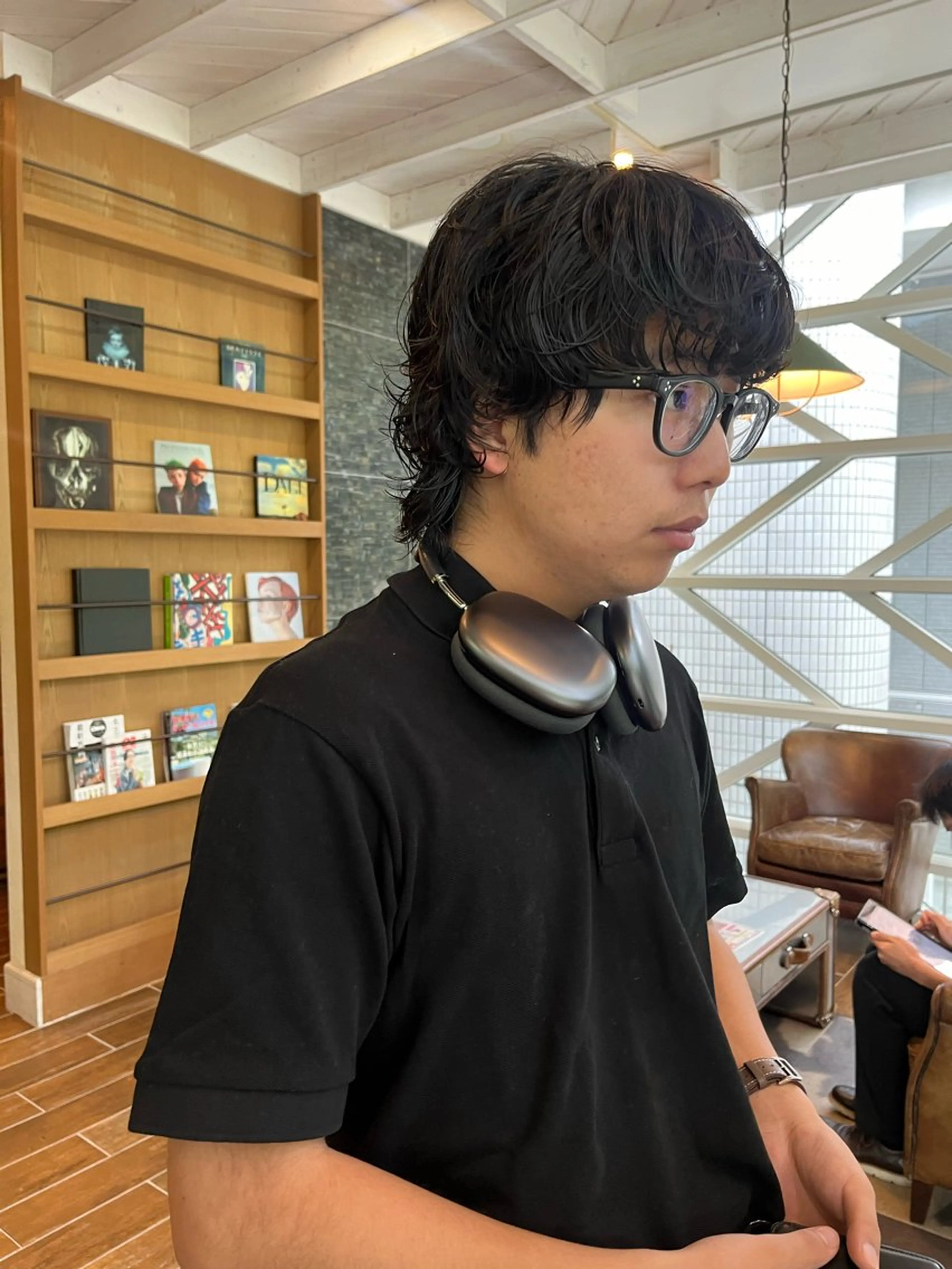 パーマ メンズ 松野 心音のヘアスタイル