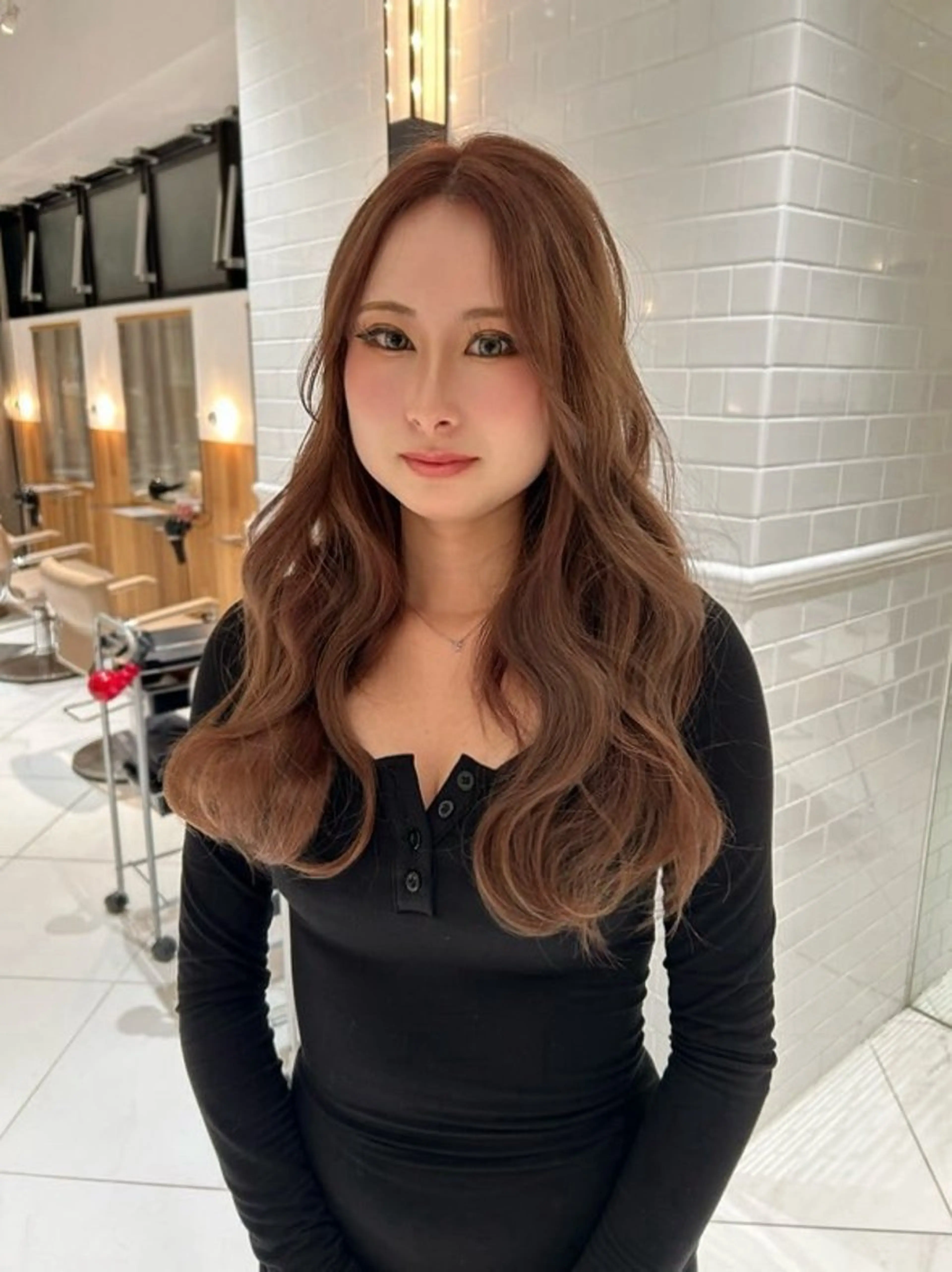 ロング カラー ベージュカラー ブリーチ 透明感カラー chord seventh コードセブンス所属・Manaka ☺︎のヘアスタイル