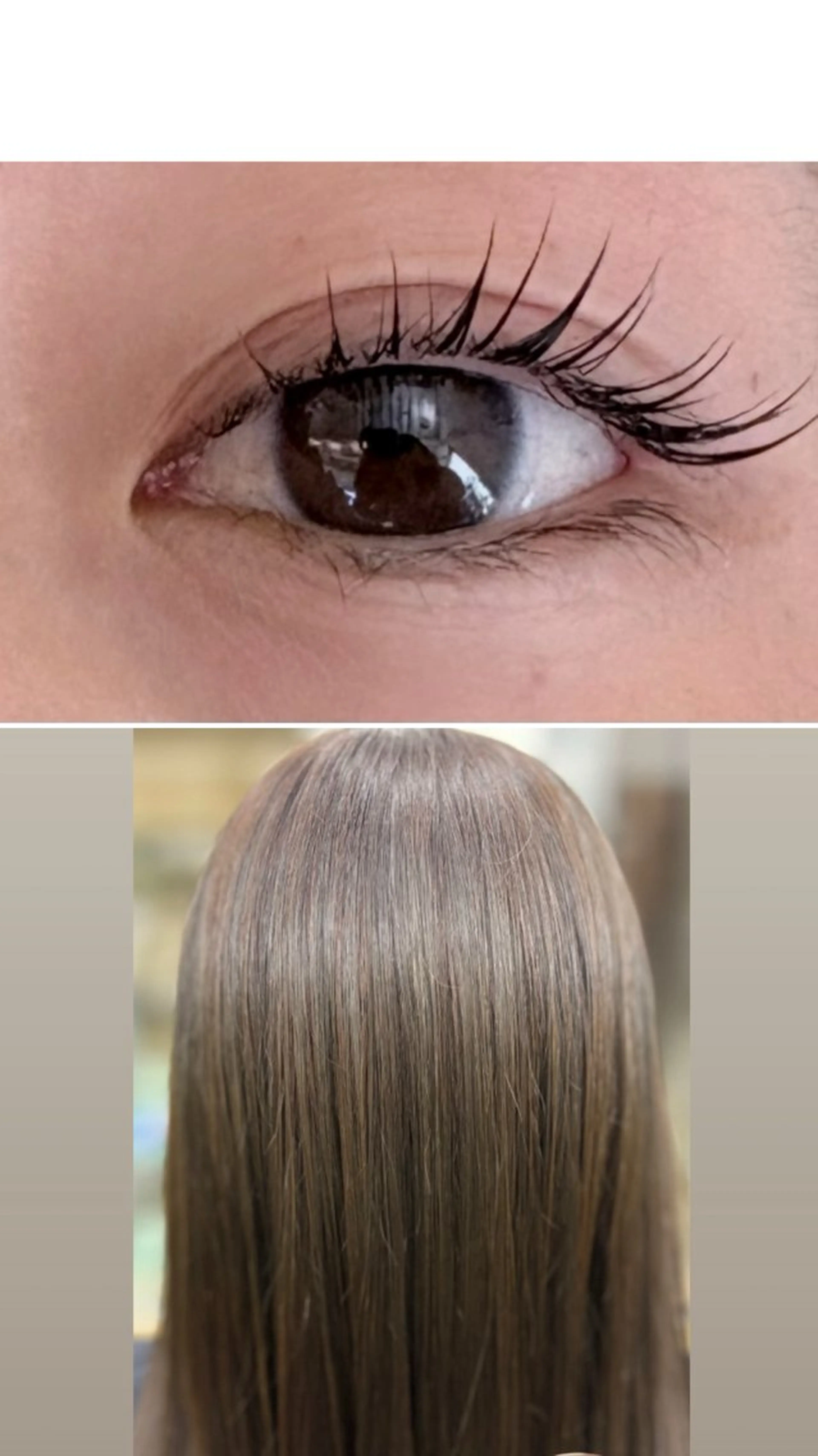 ✂︎カット➕カラー➕まつ毛パーマのメニューになります✨の写真