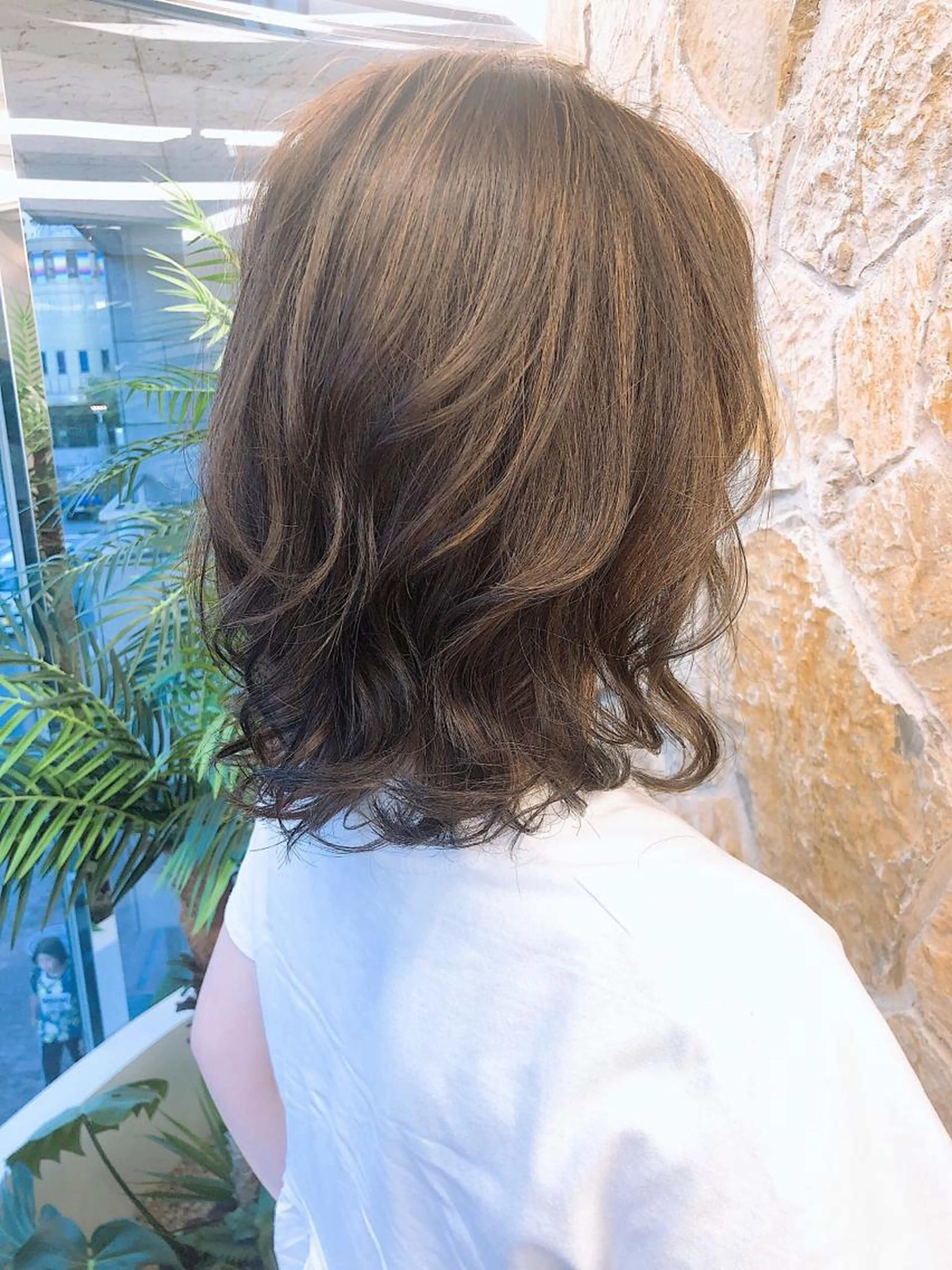 ミニモ限定ブリーチを使ったダブルカラーの写真