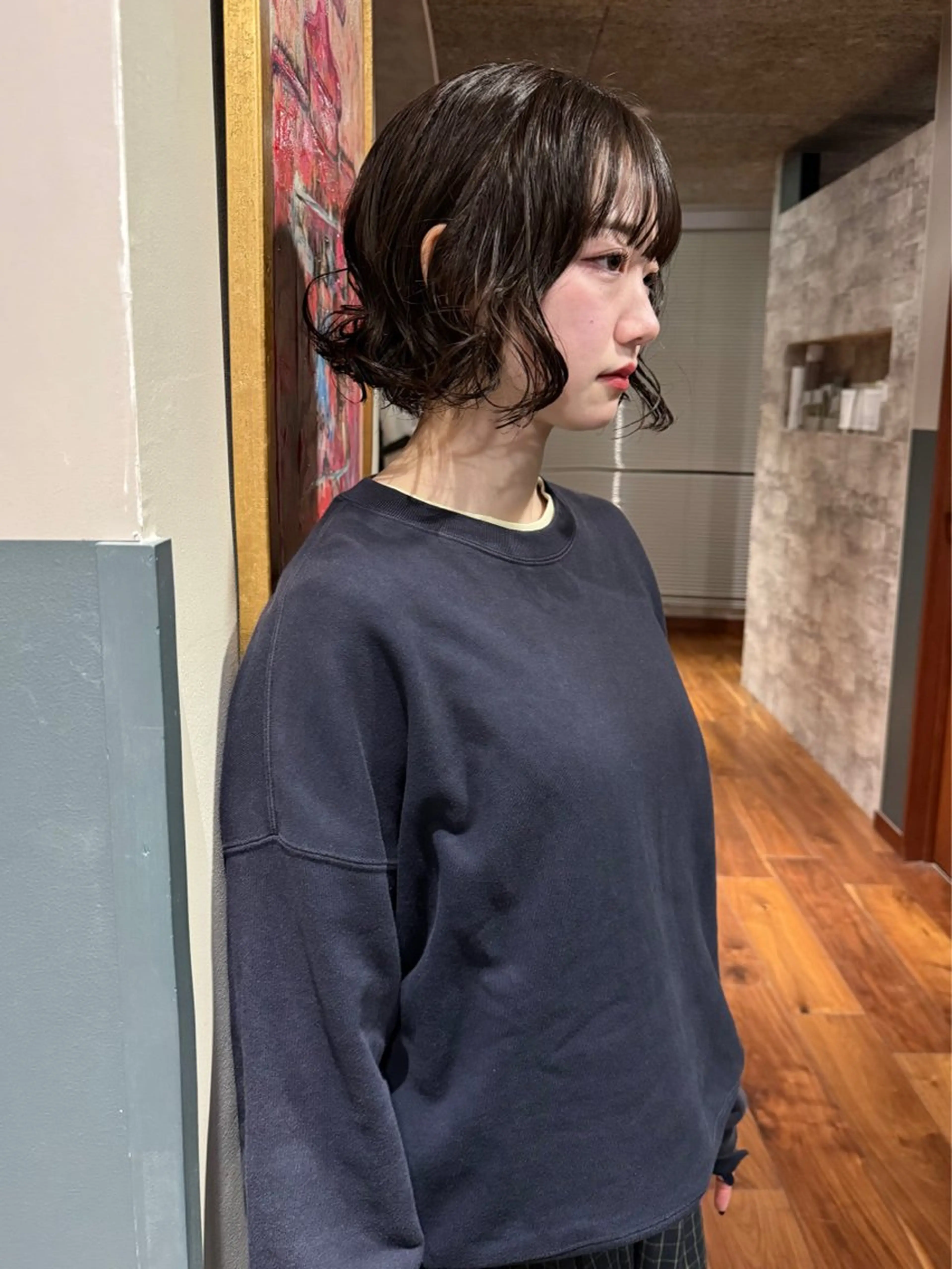 ショート カラー パーマ カット ヘアカラー パーマ トリートメント mai / linoah˚✧のヘアスタイル