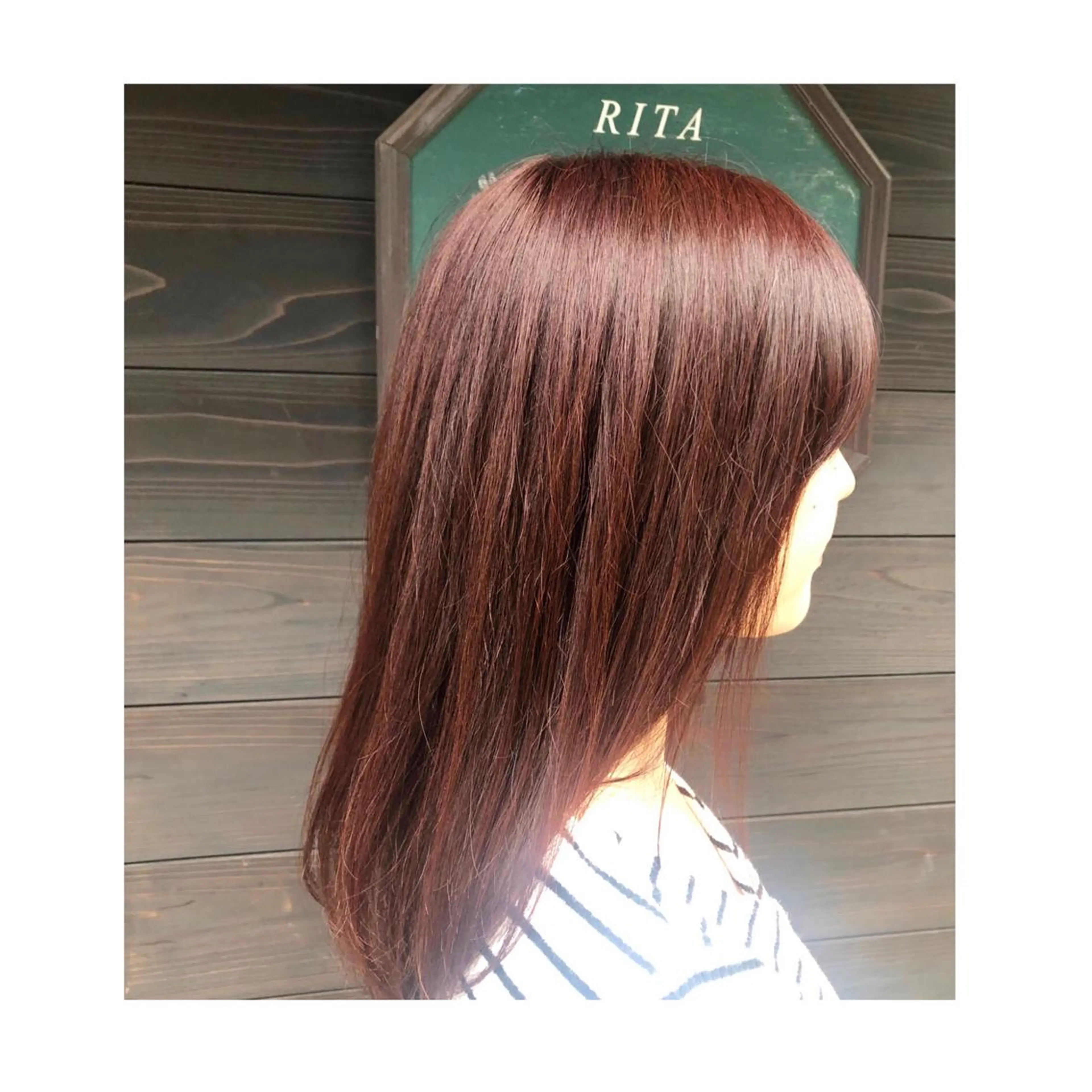 セミロング ヘアカラー トリートメント ❁⃘ ち だ り さ ❁⃘のヘアスタイル