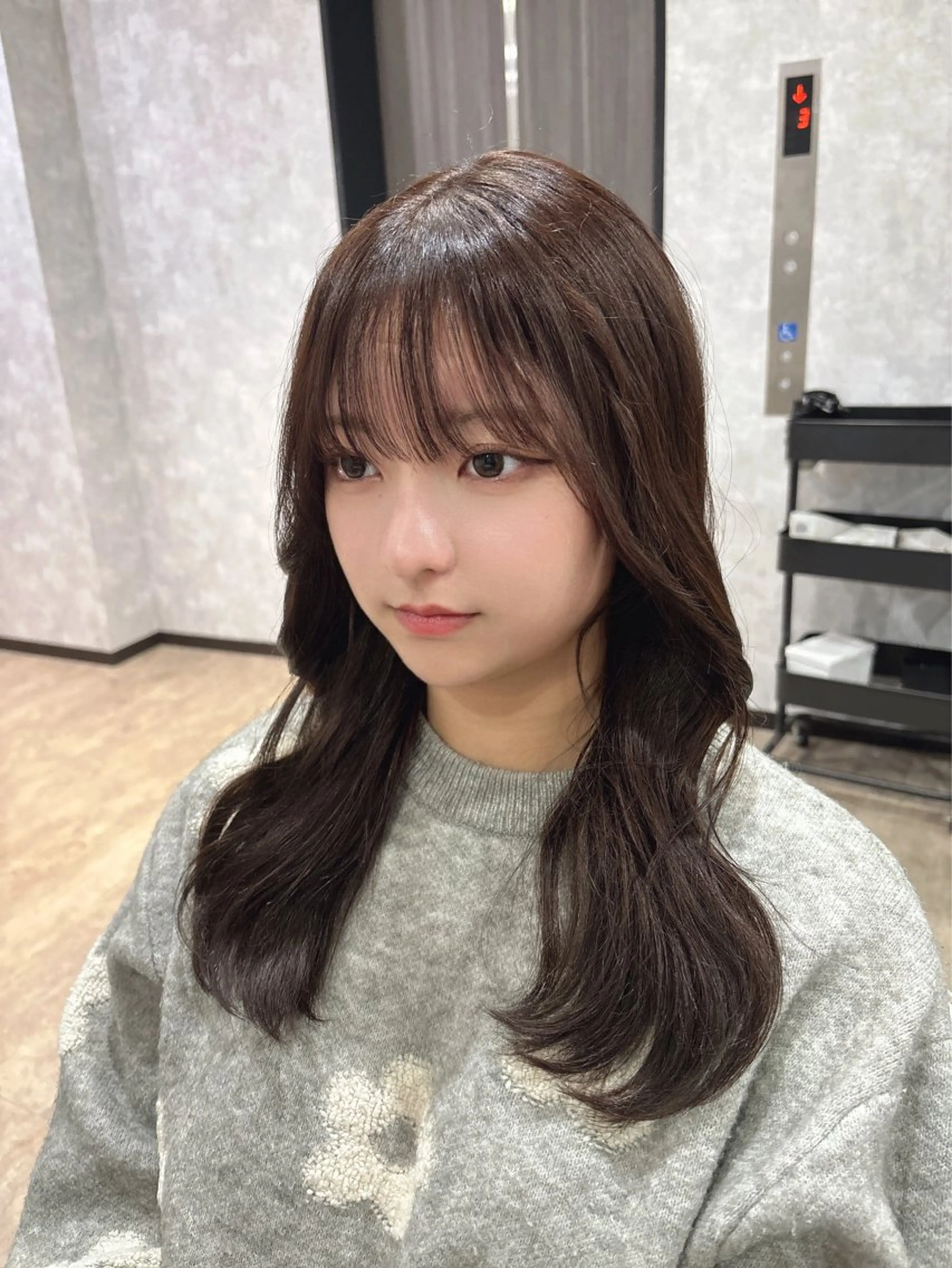 カラー カット ヘアカラー トリートメント 艶髪/ダブル カラー/リョウのヘアスタイル
