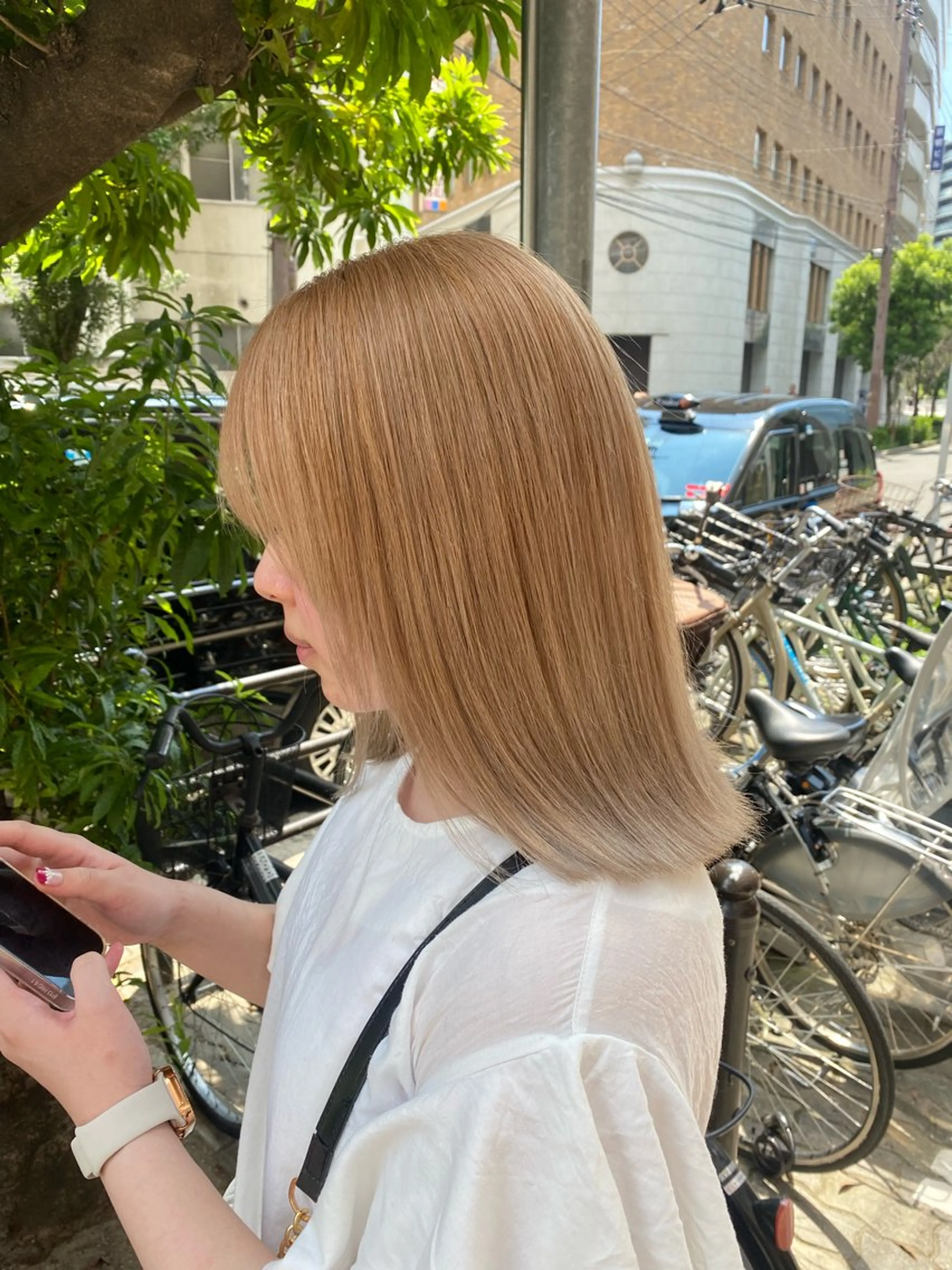 ミディアム ヘアカラー cocotte🌿 amaneのマツエク・マツパデザイン