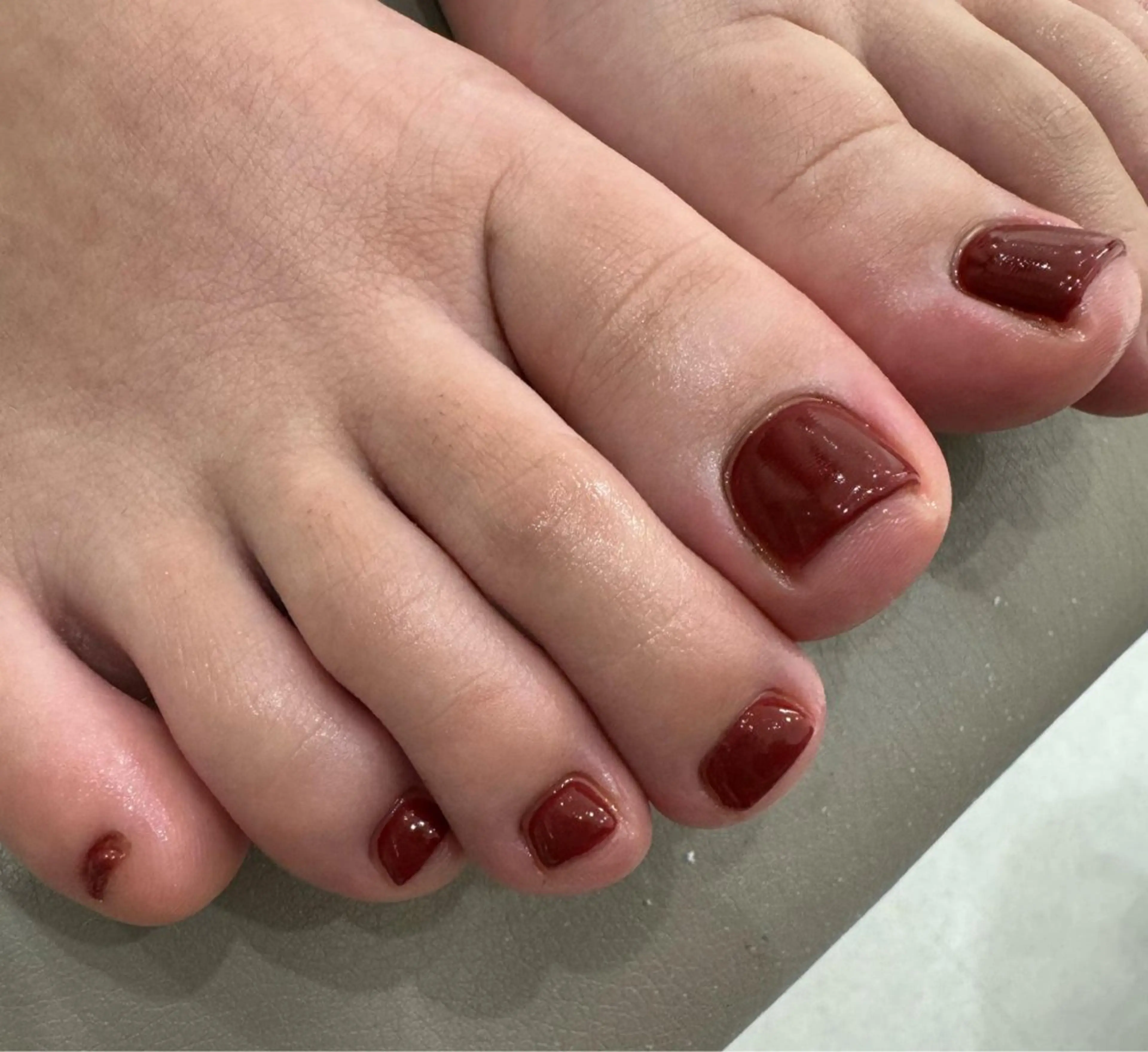 【ジュニアネイリスト限定】フットワンカラー ¥7720 ◎他店オフ¥1100の写真