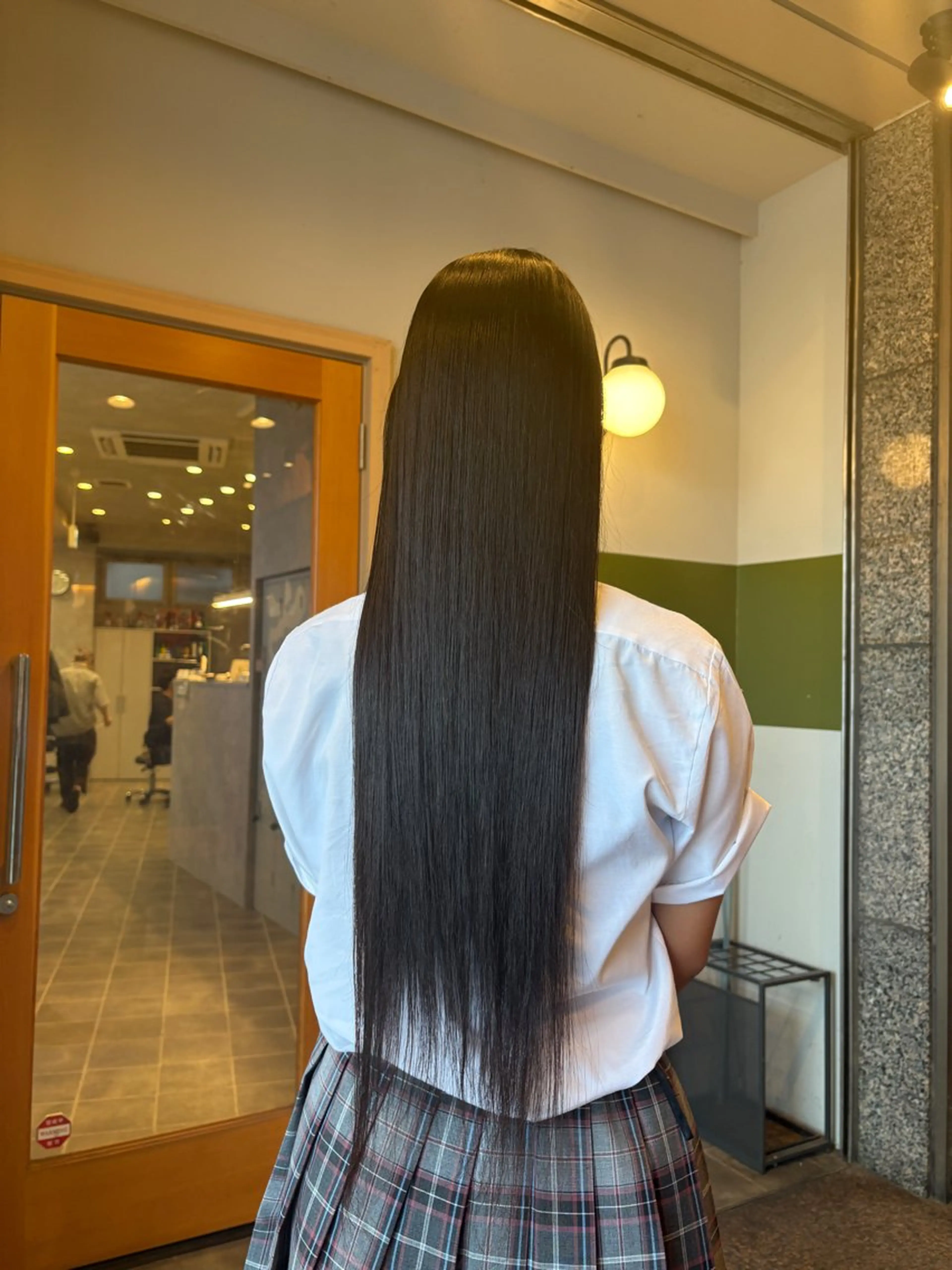 ロング カット 縮毛矯正 トリートメント Akko💋 モデル大募集です！のヘアスタイル