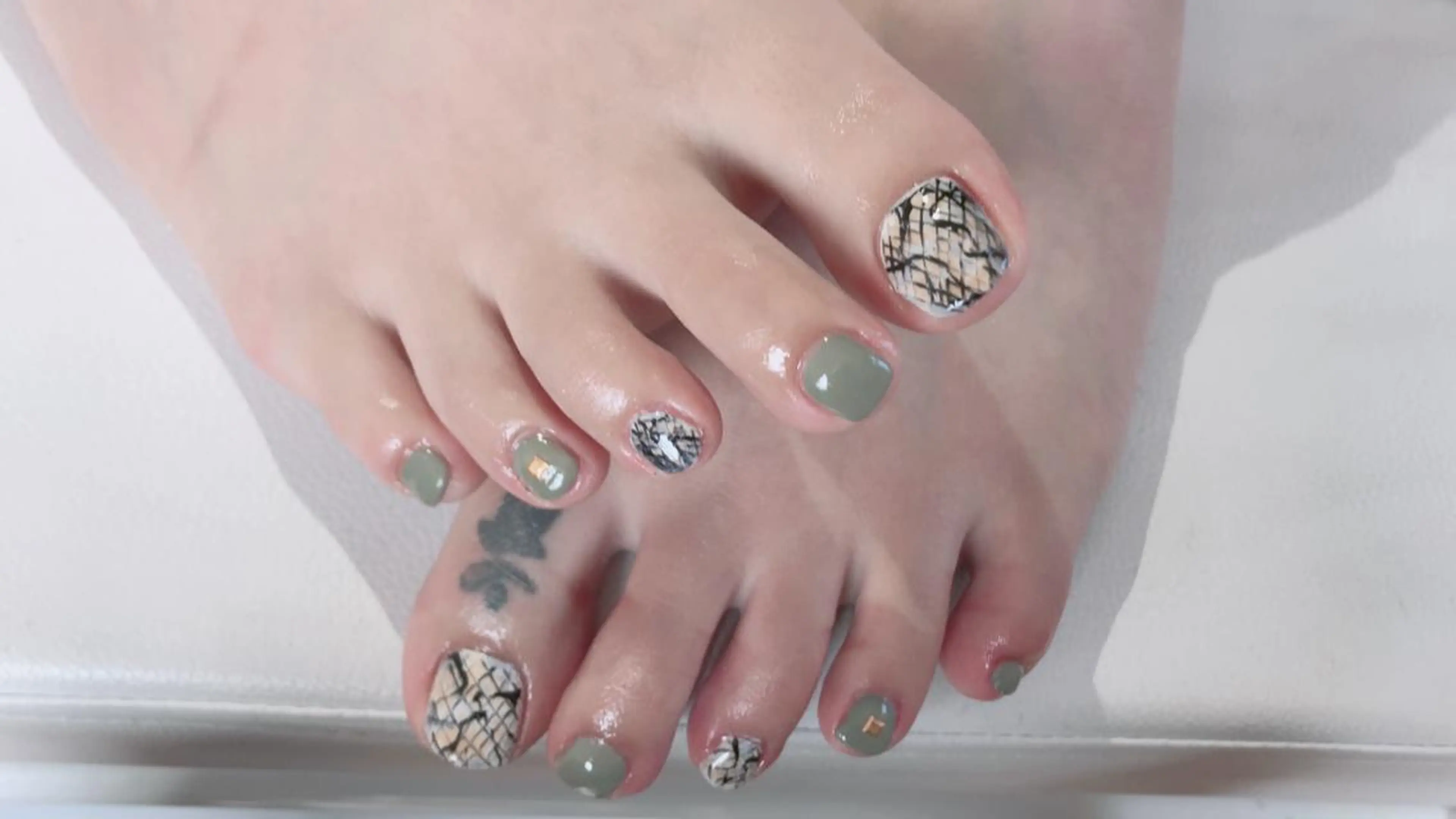 ネイル フットネイル フットネイル Flam Nailのネイルデザイン