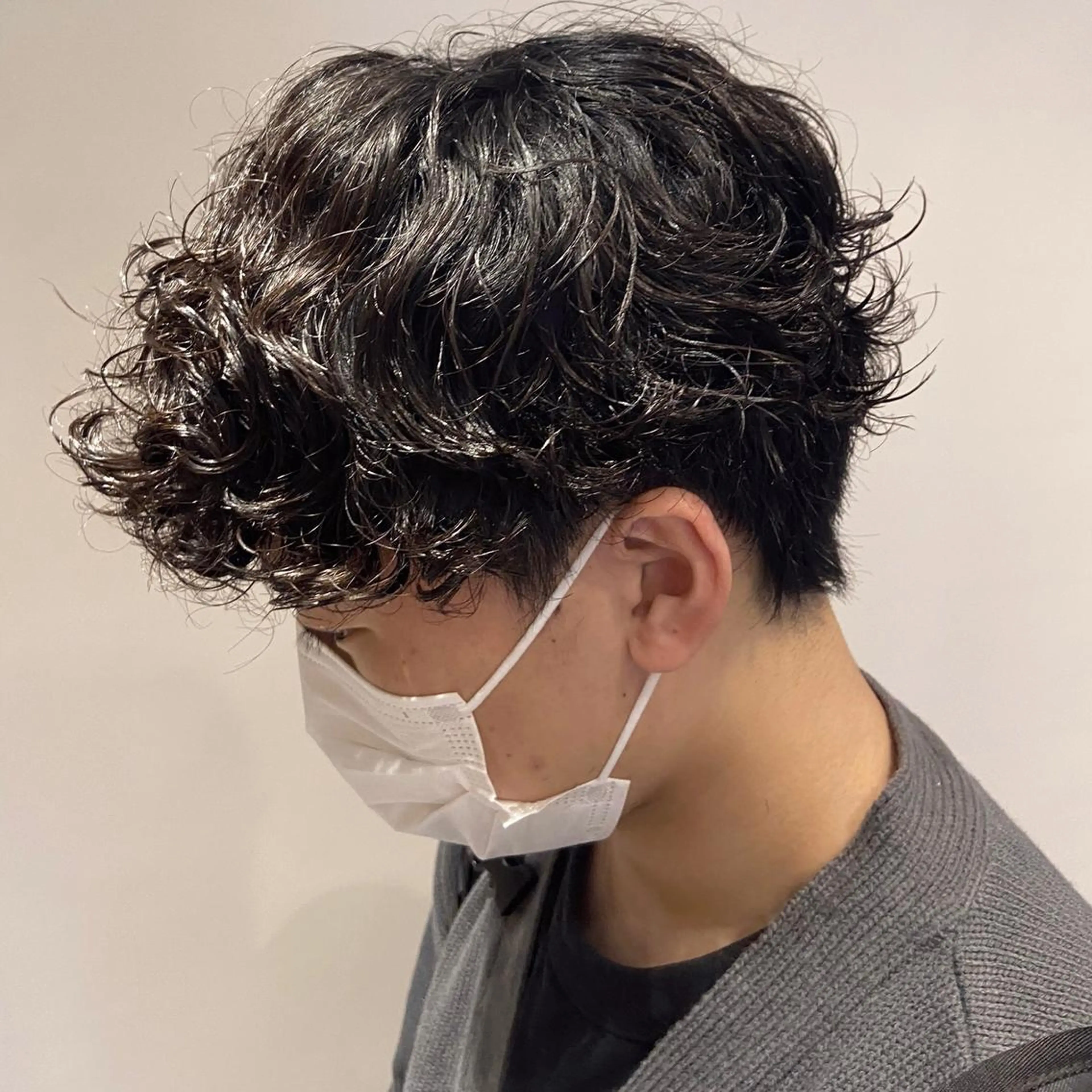 パーマ メンズ メンズパーマ カット パーマ トリートメント メンズ縮毛矯正 ♠️店長下平隼人のヘアスタイル