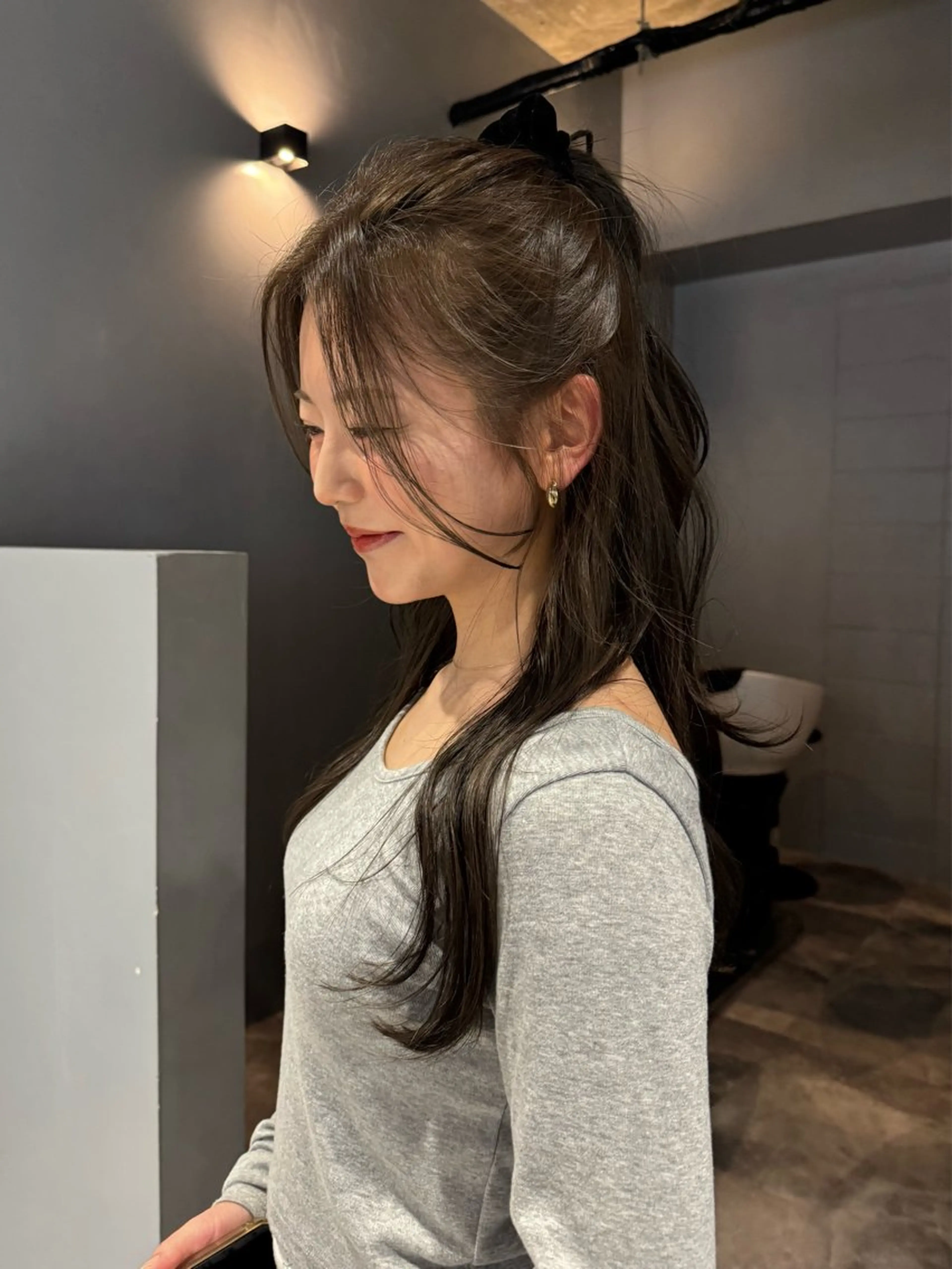 ロング カラー ヘアアレンジ ブリーチ 透明感カラー イルミナカラー カット ヘアカラー 画 kirikaのヘアスタイル