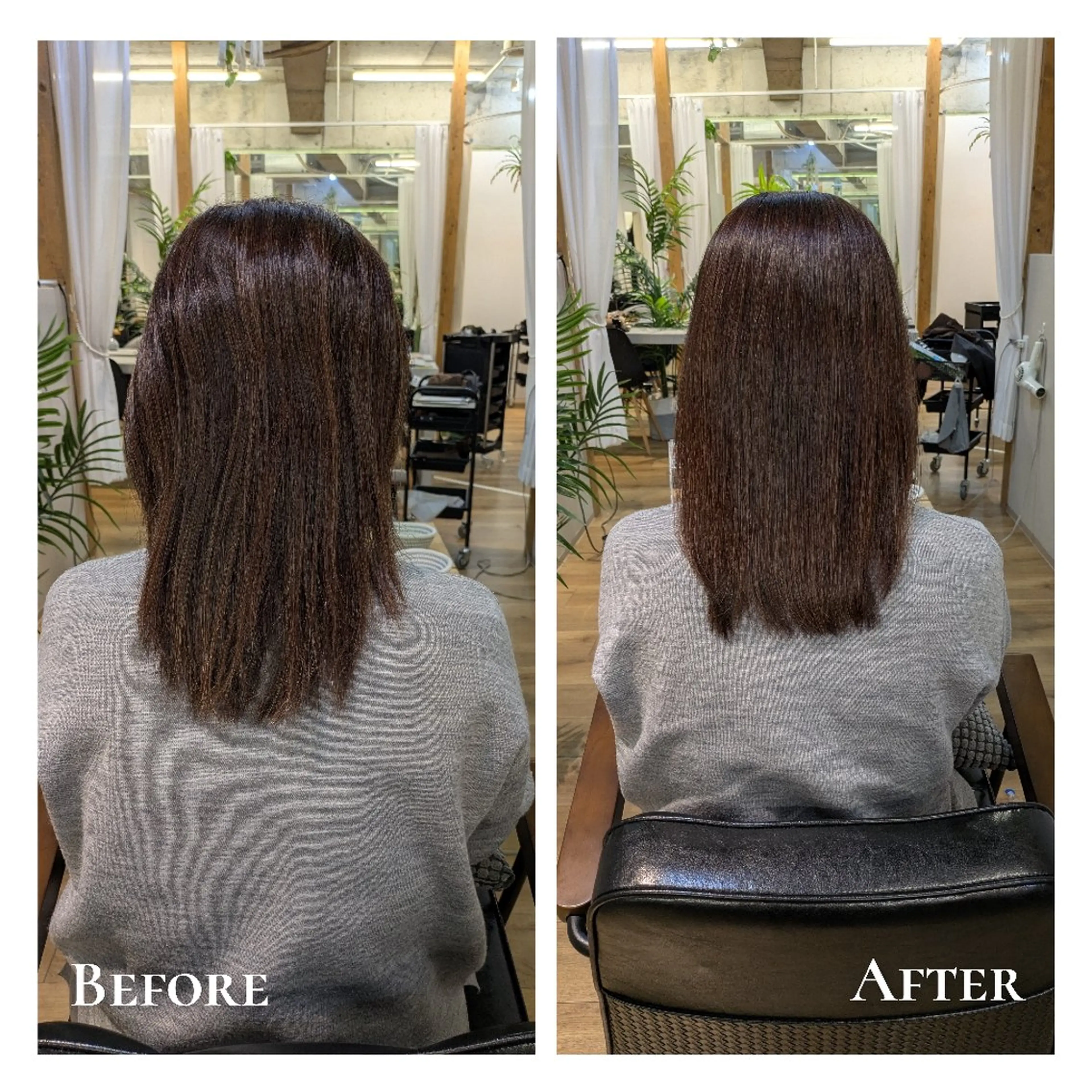 縮毛矯正 トリートメント Cafu hair Tachi所属・有馬 葵のヘアスタイル