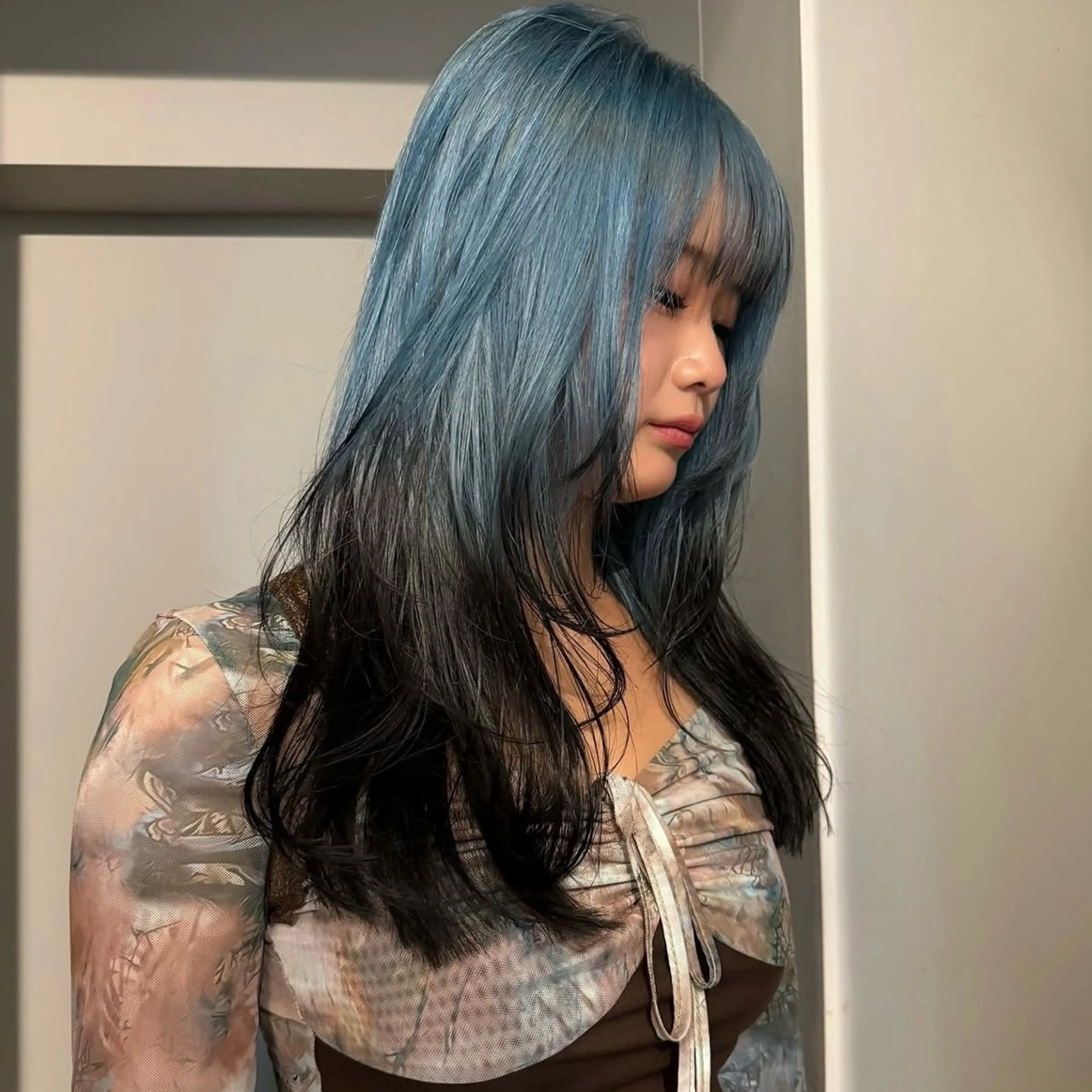 ロング カラー ヘアアレンジ カット ヘアカラー トリートメント Mizobe misakiのヘアスタイル