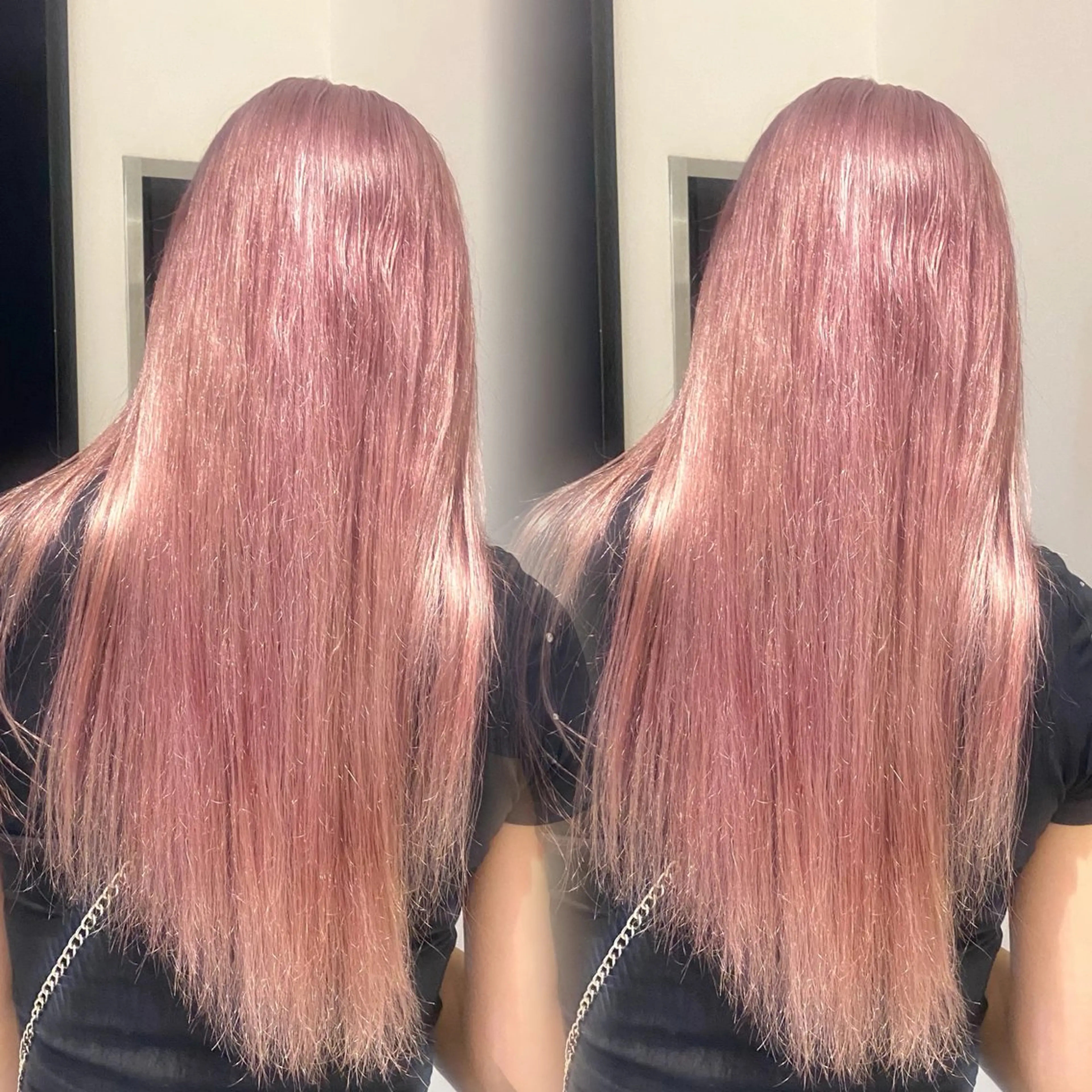 カラー ブリーチ ピンクカラー 梅田ハイトーンカラー / ibuのヘアスタイル