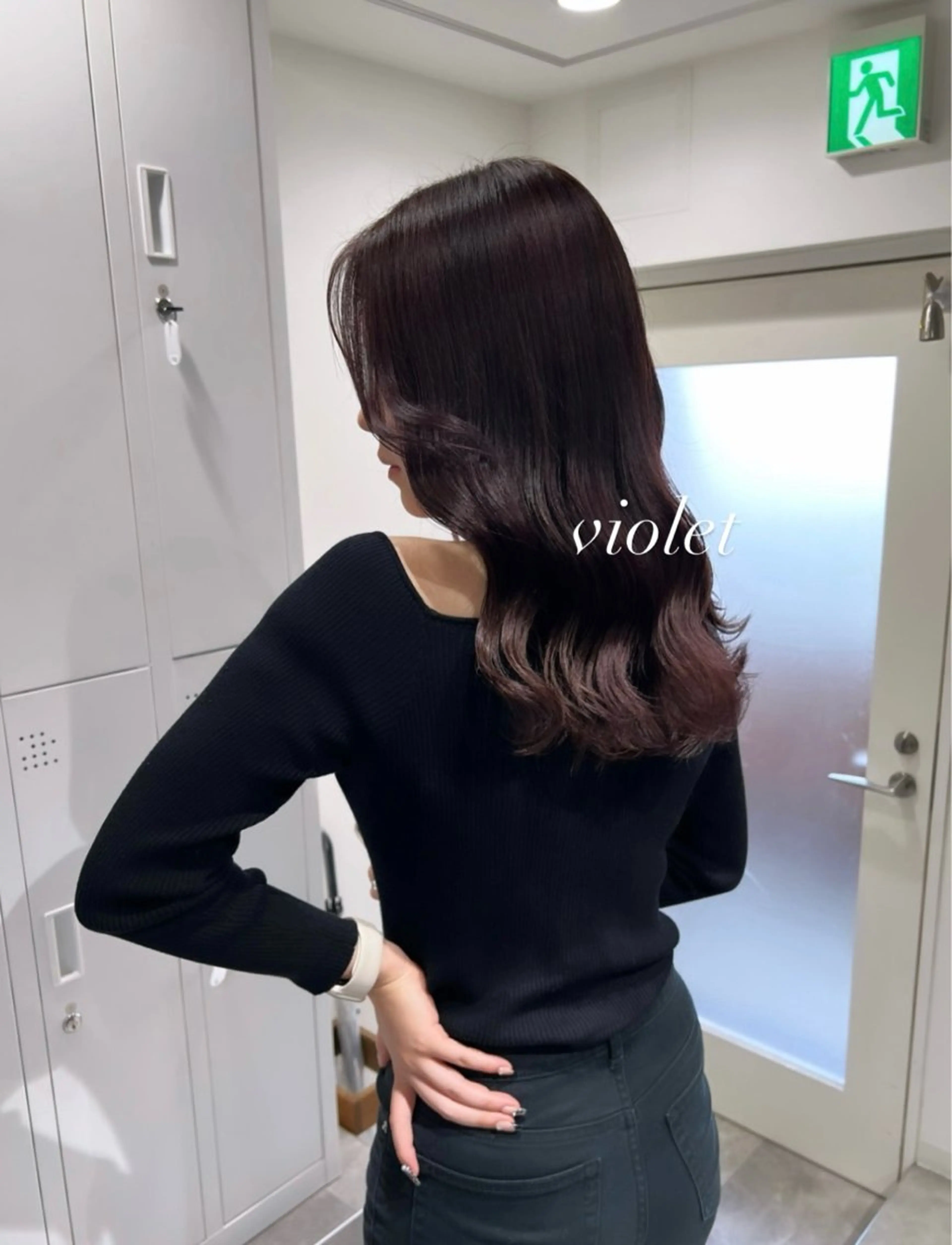 セミロング カラー TOMONA👑 GiseL梅田店のヘアスタイル