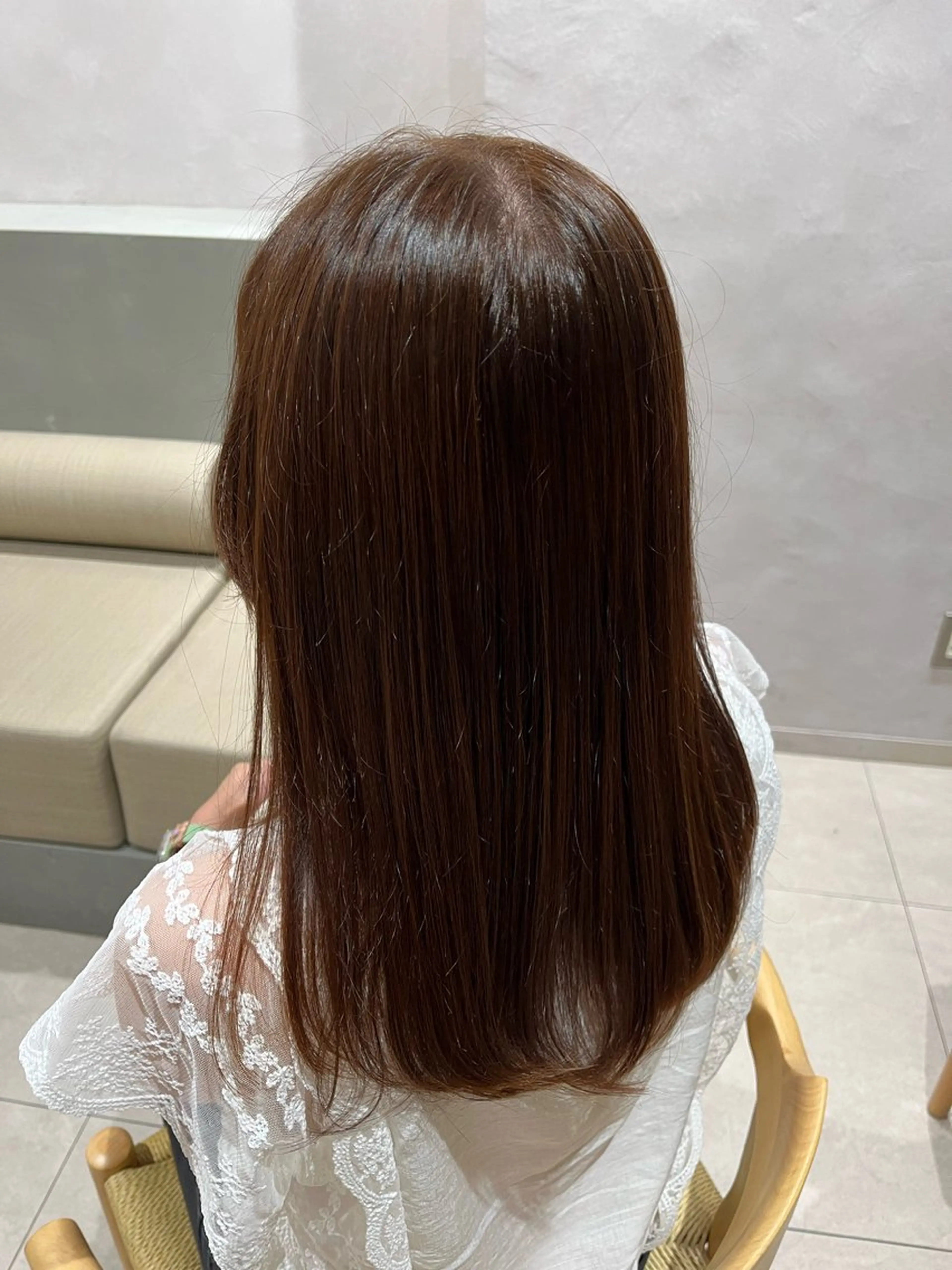 ロング saki‪🌱‬♡ /髪質改善カラーのヘアスタイル