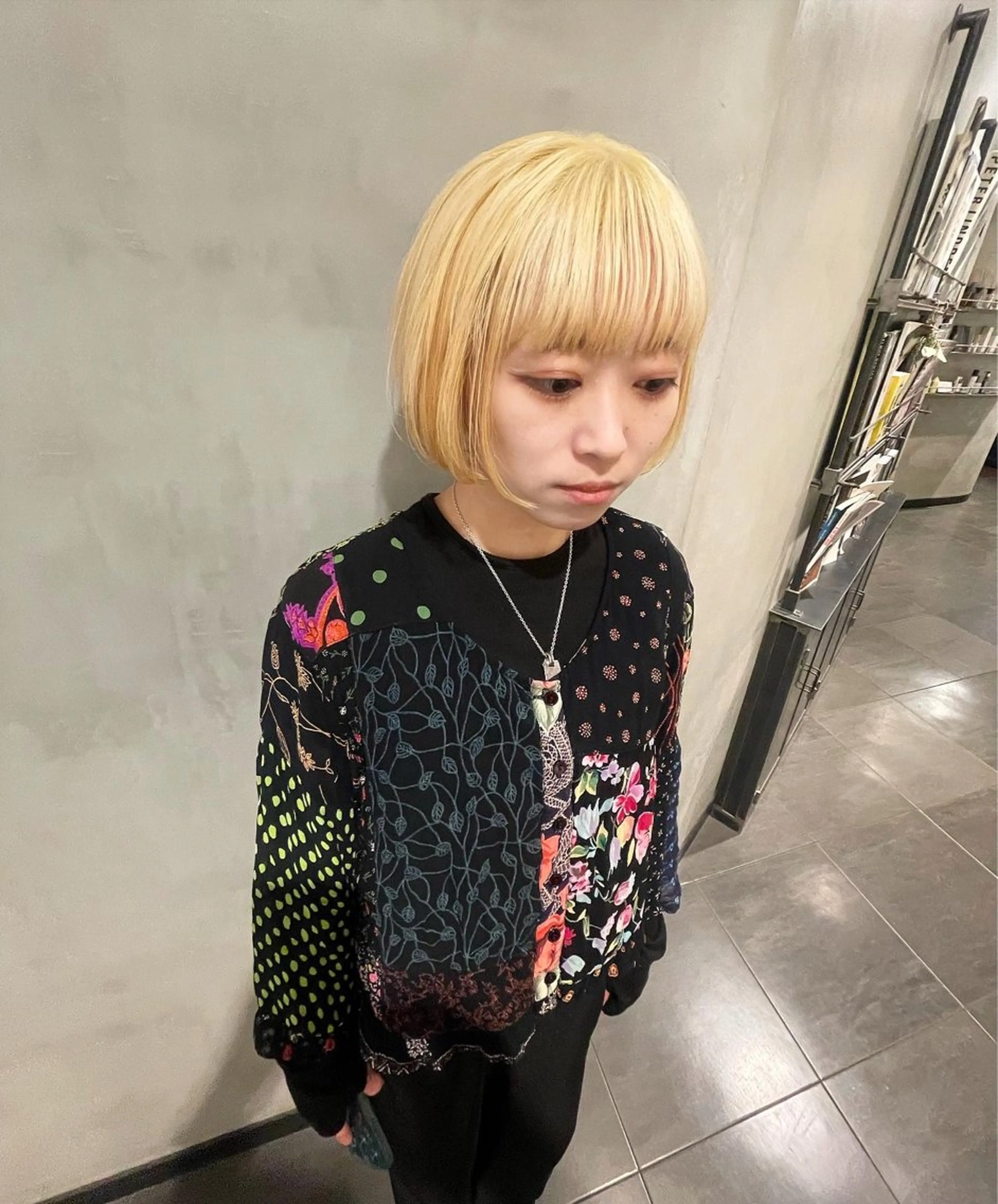 ショート カラー ヘアカラー トリートメント 優 作のヘアスタイル