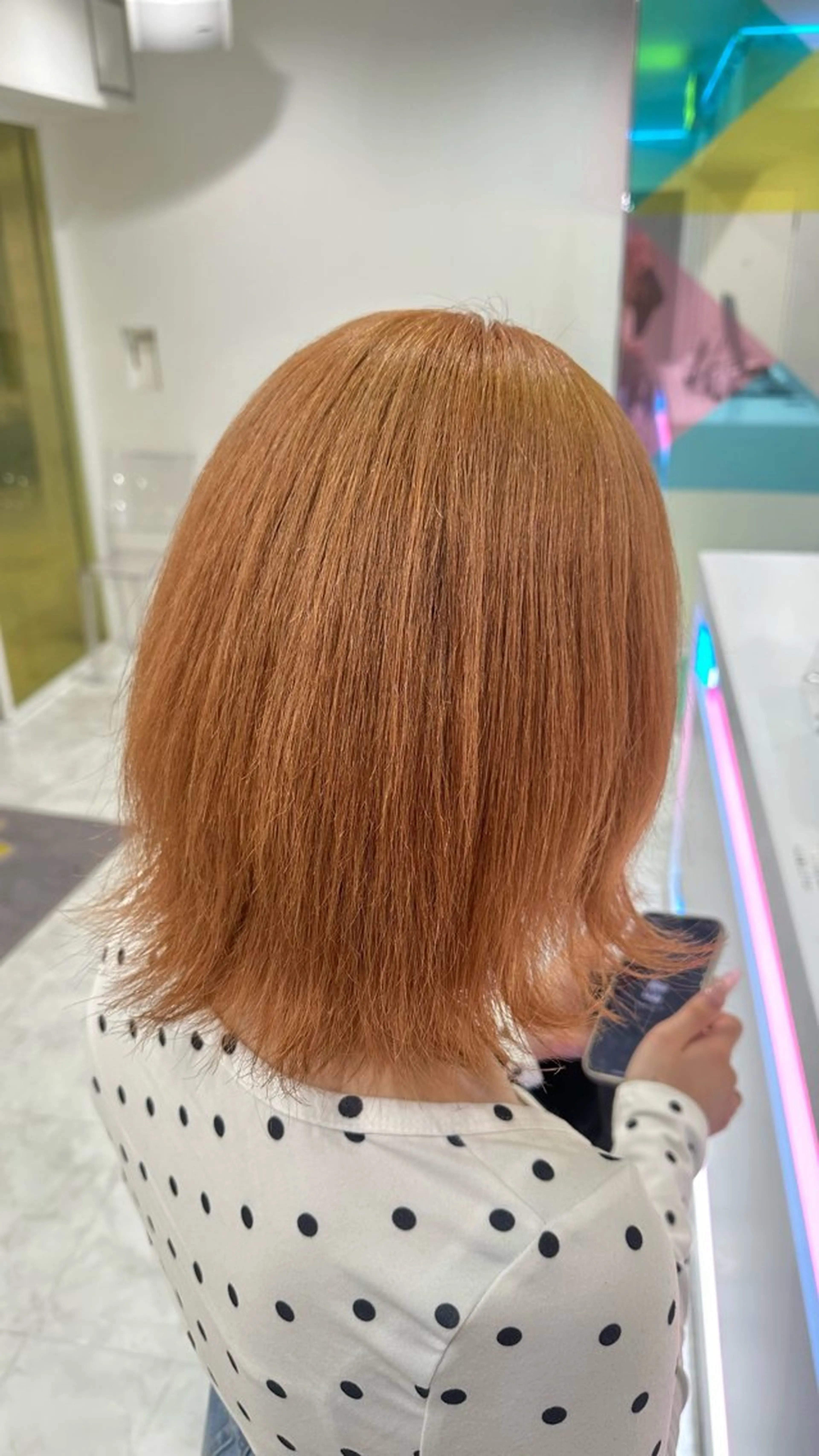 セミロング カラー ハイトーン🌈メンズ カット♡Machanのヘアスタイル