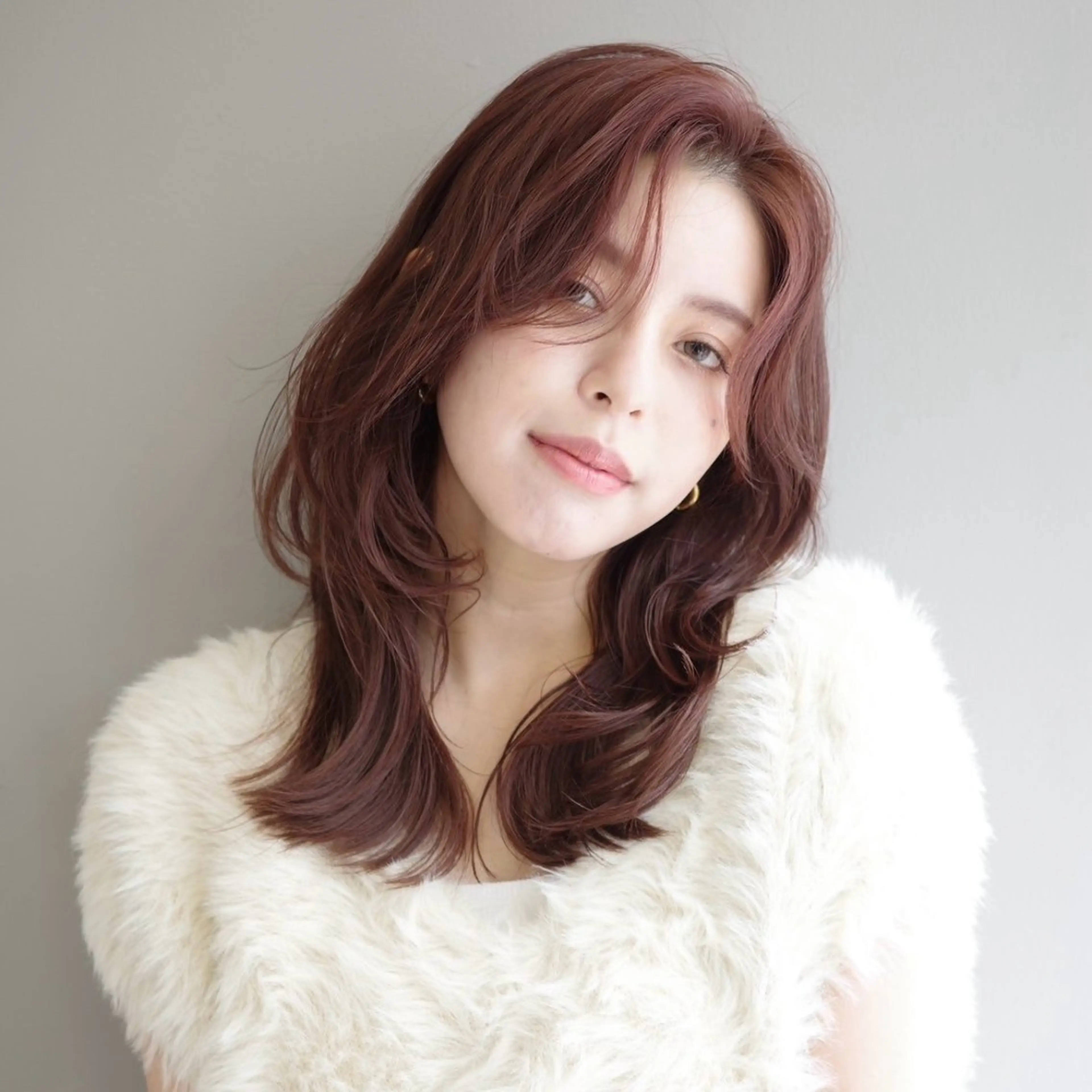 セミロング ヘアカラー トリートメント sia所属・巻ける縮毛矯正🪞 髪質改善特化谷名勇輝のヘアスタイル