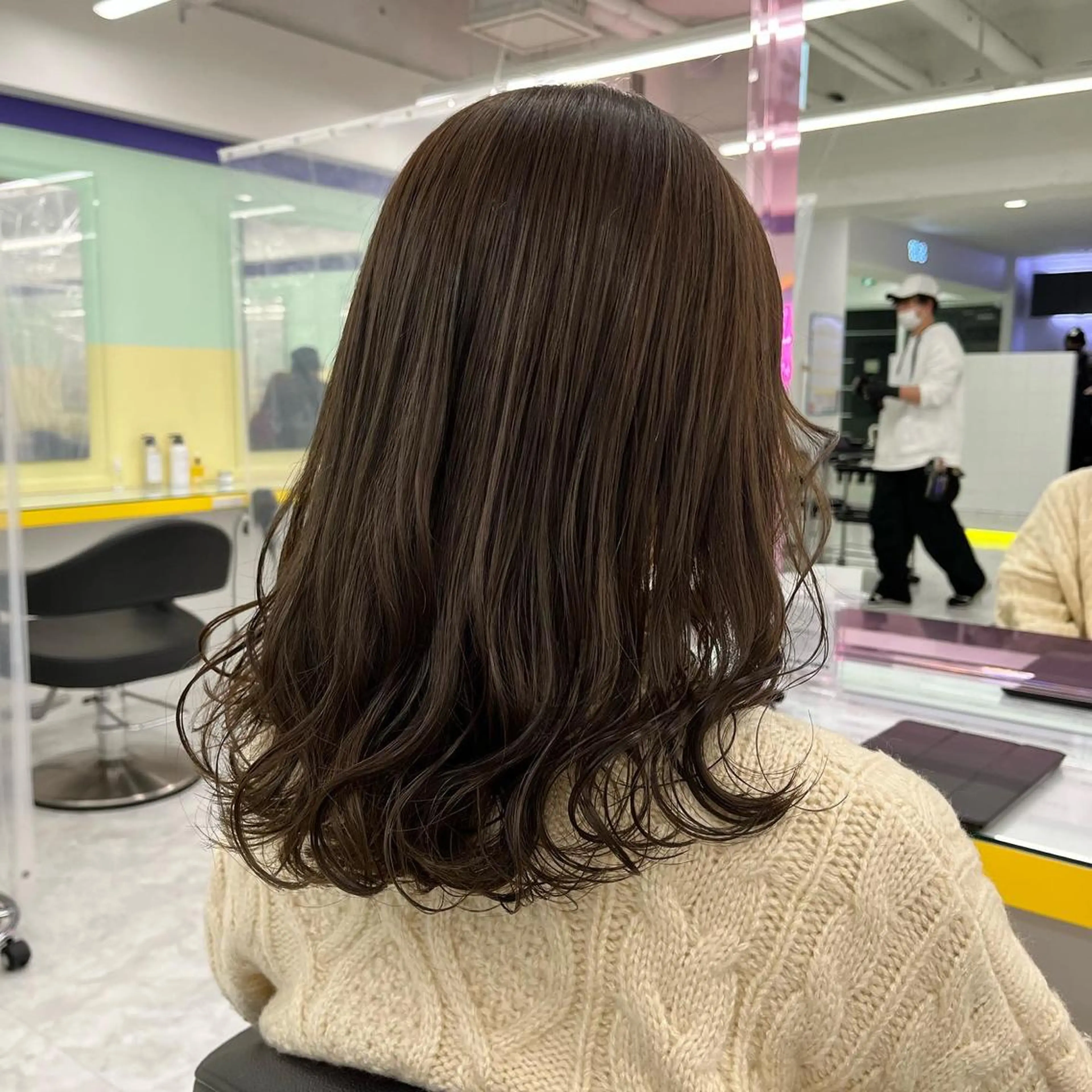 ロング カット ヘアカラー トリートメント ヘッドスパ ヘアセット I S所属・🌿透明感カラー‪ 🍼KAZUKI🍓のヘアスタイル