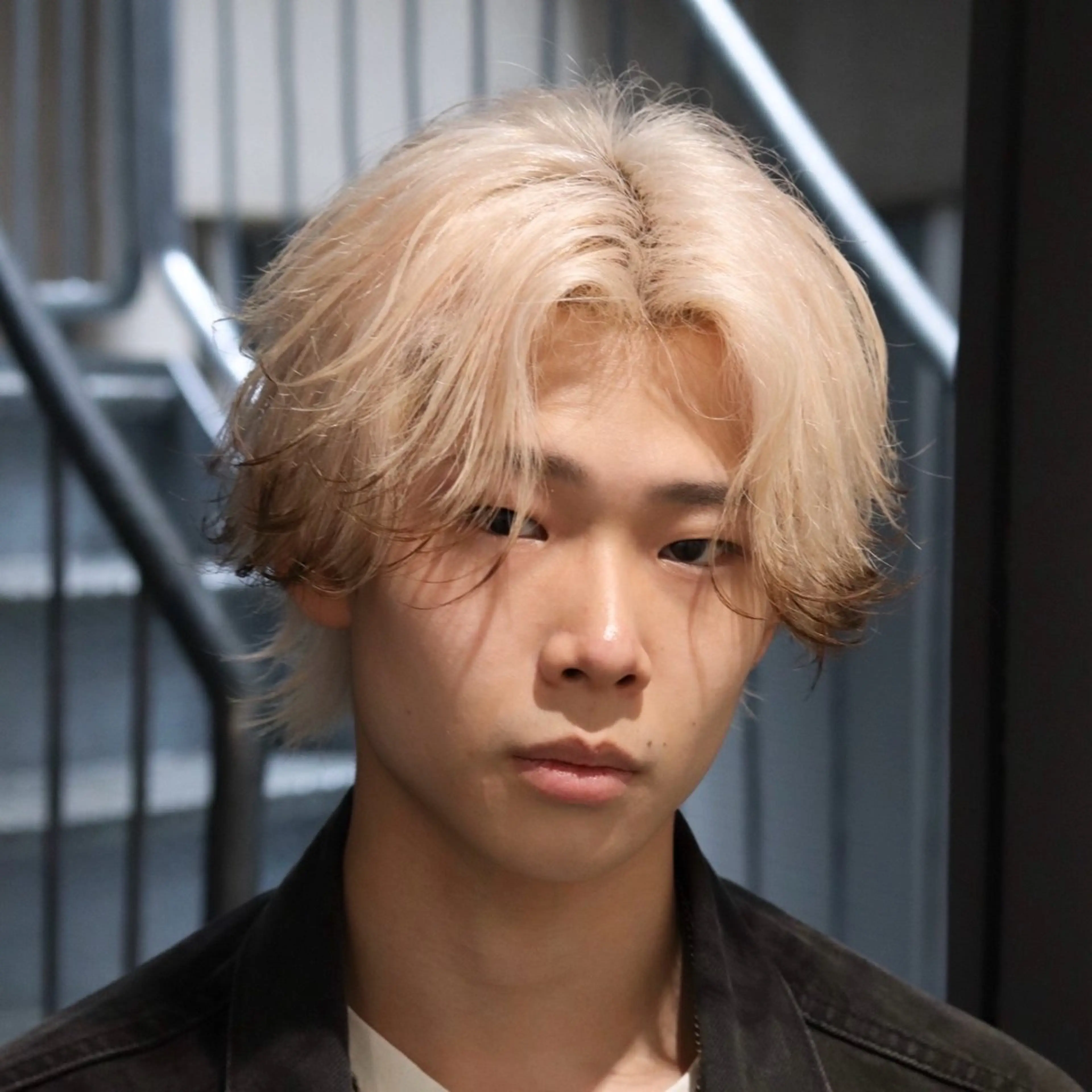 ミディアム カラー パーマ メンズ カット ヘアカラー トリートメント シースルーマッシュ/ メンズ/KYOHEIのヘアスタイル