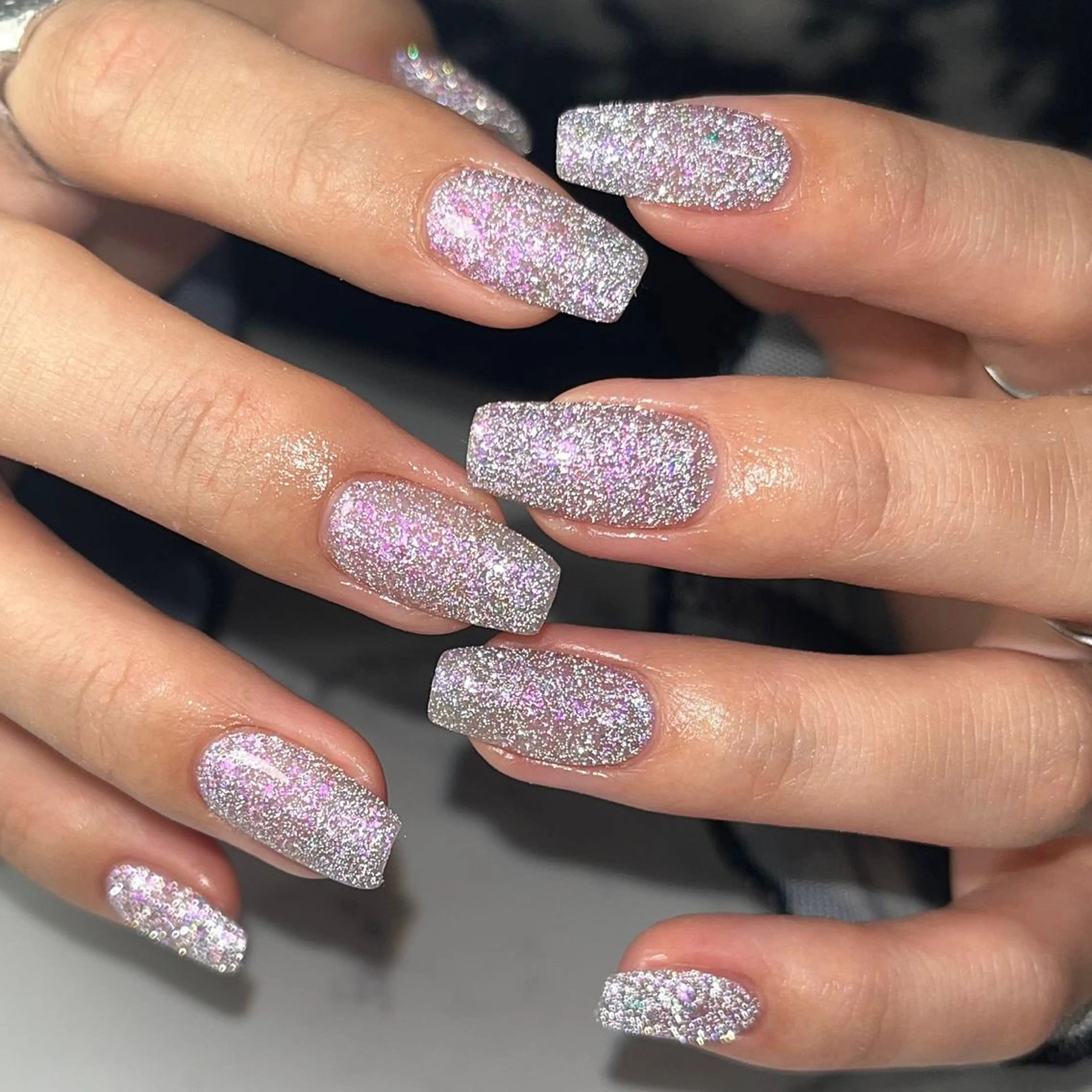 ネイル フラッシュネイル ニュアンスネイル ワンカラーネイル ピンク スクエアネイル NAIL NOWのネイルデザイン