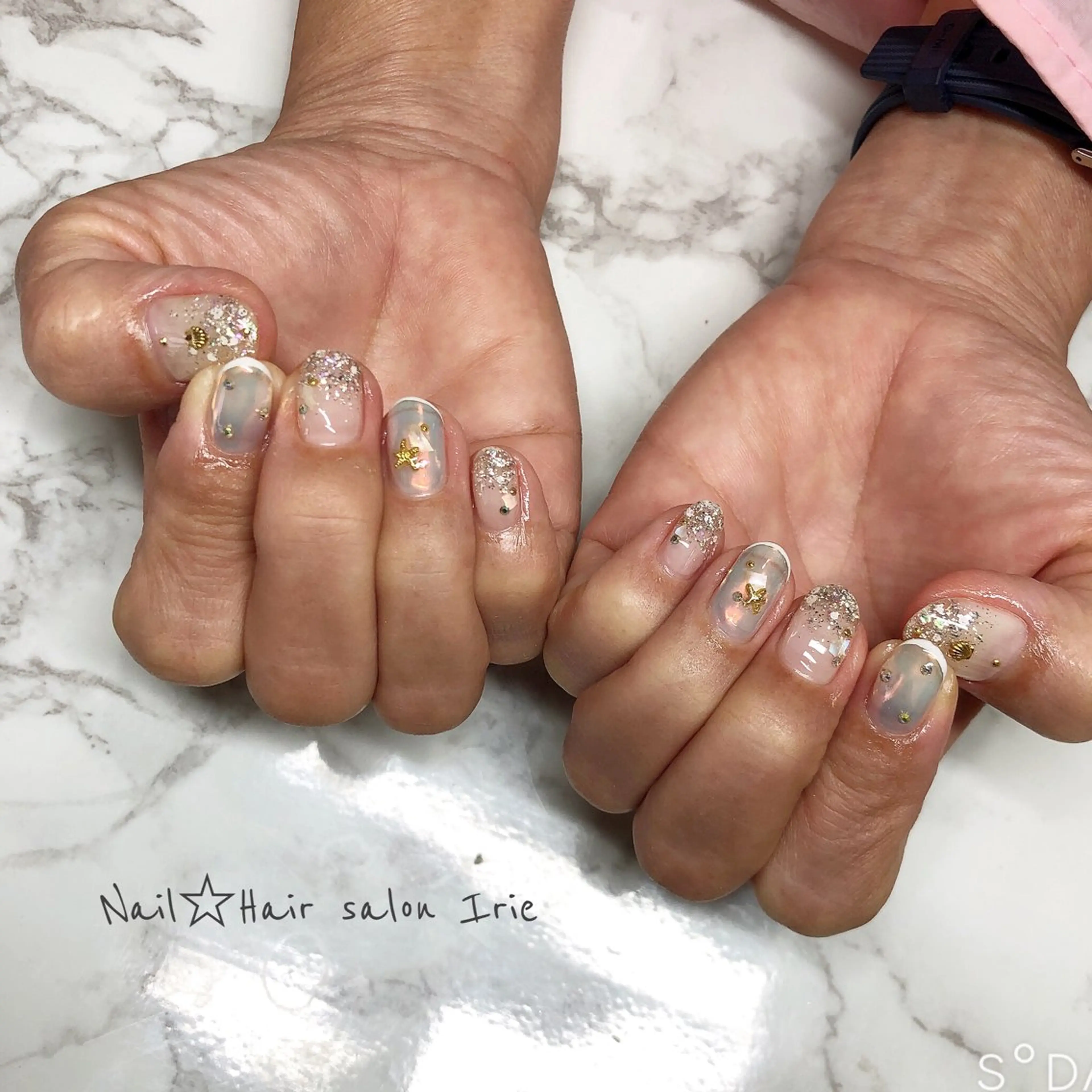 ネイル ハンドネイル Hair salon Irie所属・與儀 知佳のネイルデザイン