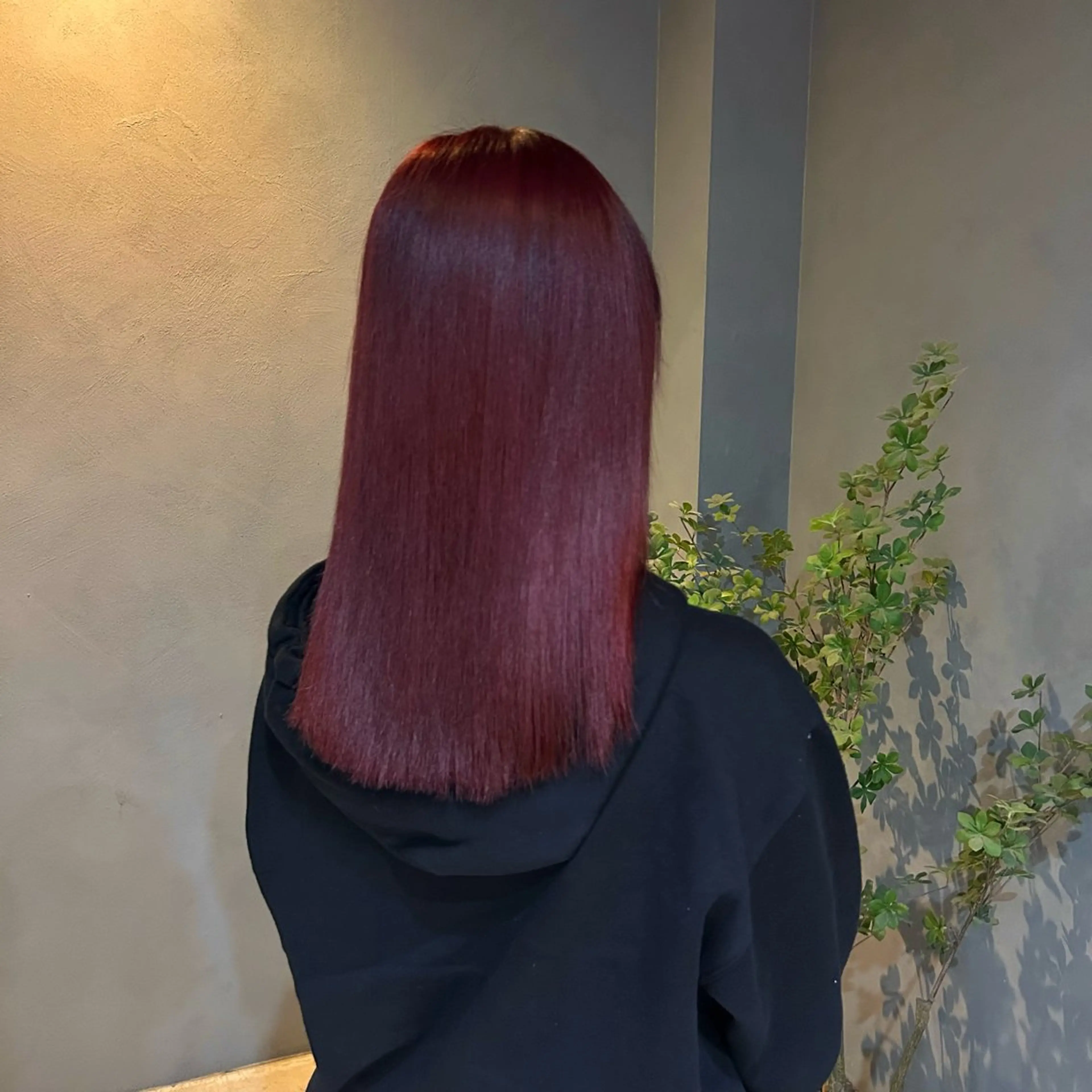 ミディアム カラー ヘアカラー 松岡 雪水のヘアスタイル