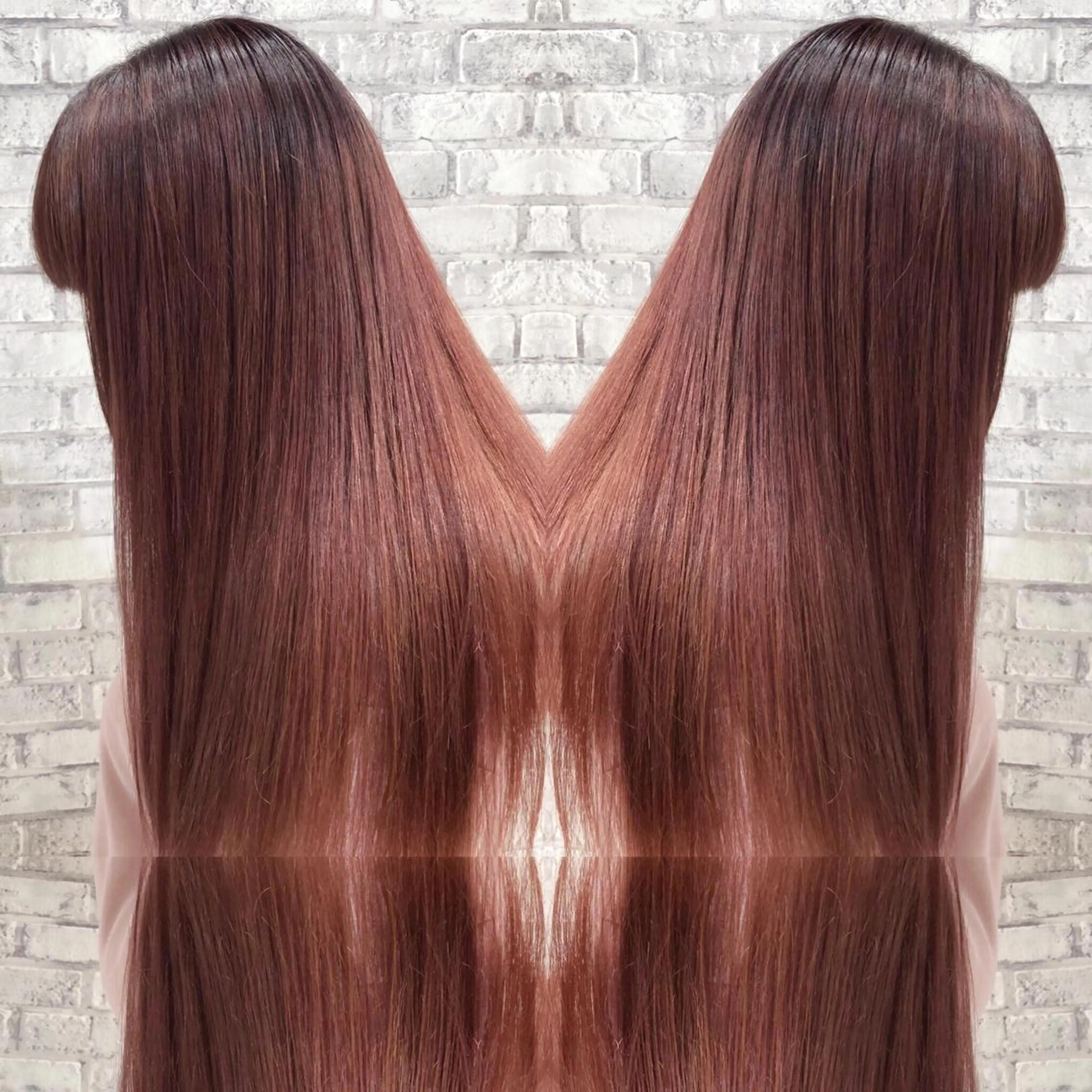 ロング カラー ヘアアレンジ ブリーチ グラデーションカラー ピンクカラー カット ヘアカラー トリートメント 秋山 幸太のヘアスタイル